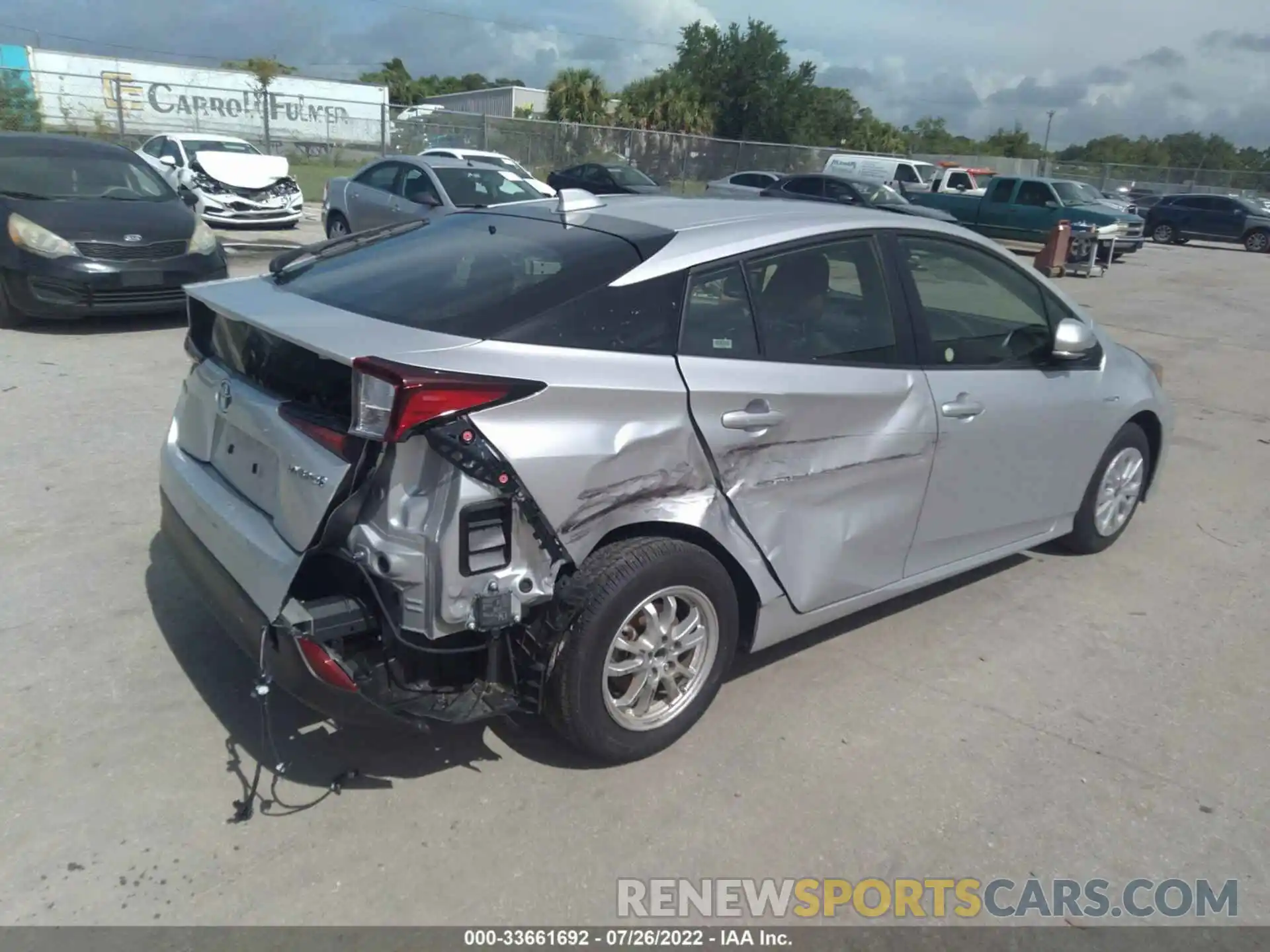 6 Photograph of a damaged car JTDKAMFU5M3145031 TOYOTA PRIUS 2021