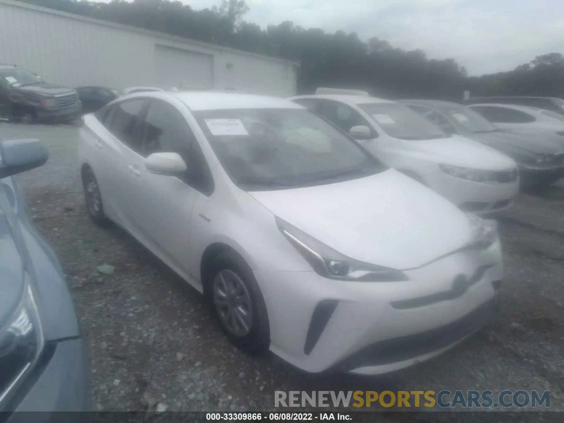 1 Photograph of a damaged car JTDKAMFU5M3145627 TOYOTA PRIUS 2021