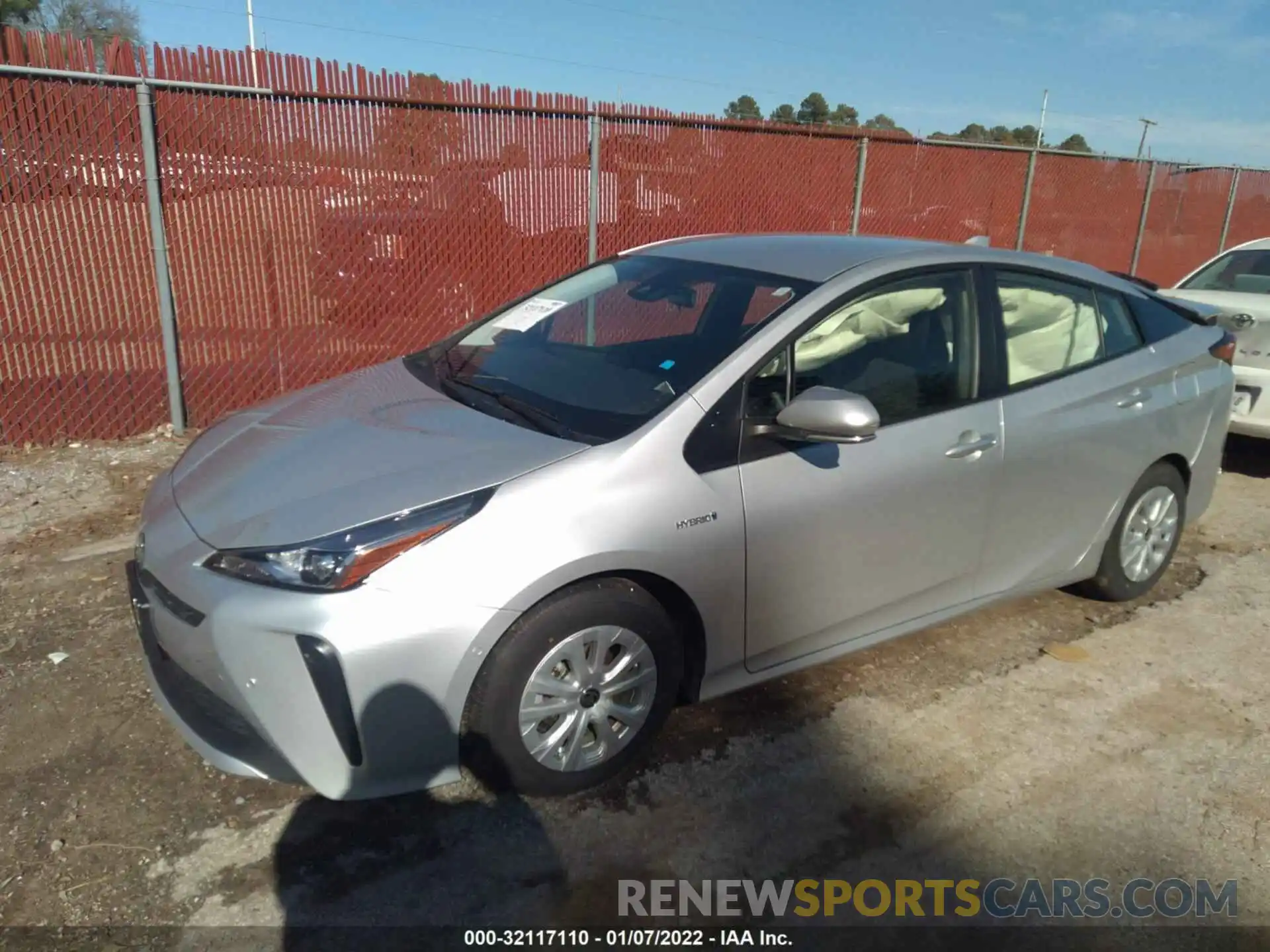 2 Photograph of a damaged car JTDKAMFU5M3146728 TOYOTA PRIUS 2021