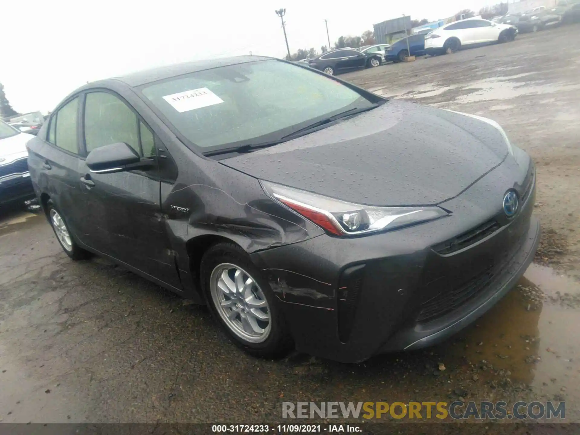 1 Photograph of a damaged car JTDKAMFU5M3148592 TOYOTA PRIUS 2021