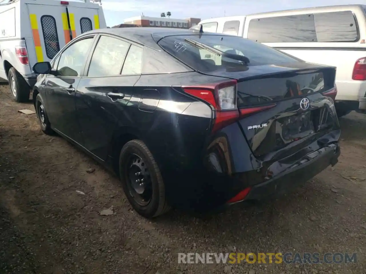 3 Фотография поврежденного автомобиля JTDKAMFU5M3148768 TOYOTA PRIUS 2021