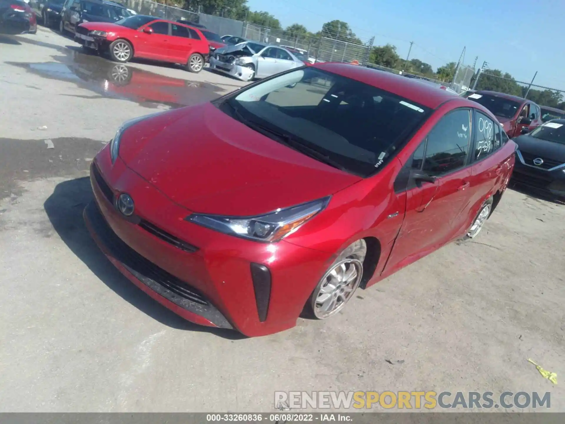 2 Photograph of a damaged car JTDKAMFU5M3150195 TOYOTA PRIUS 2021