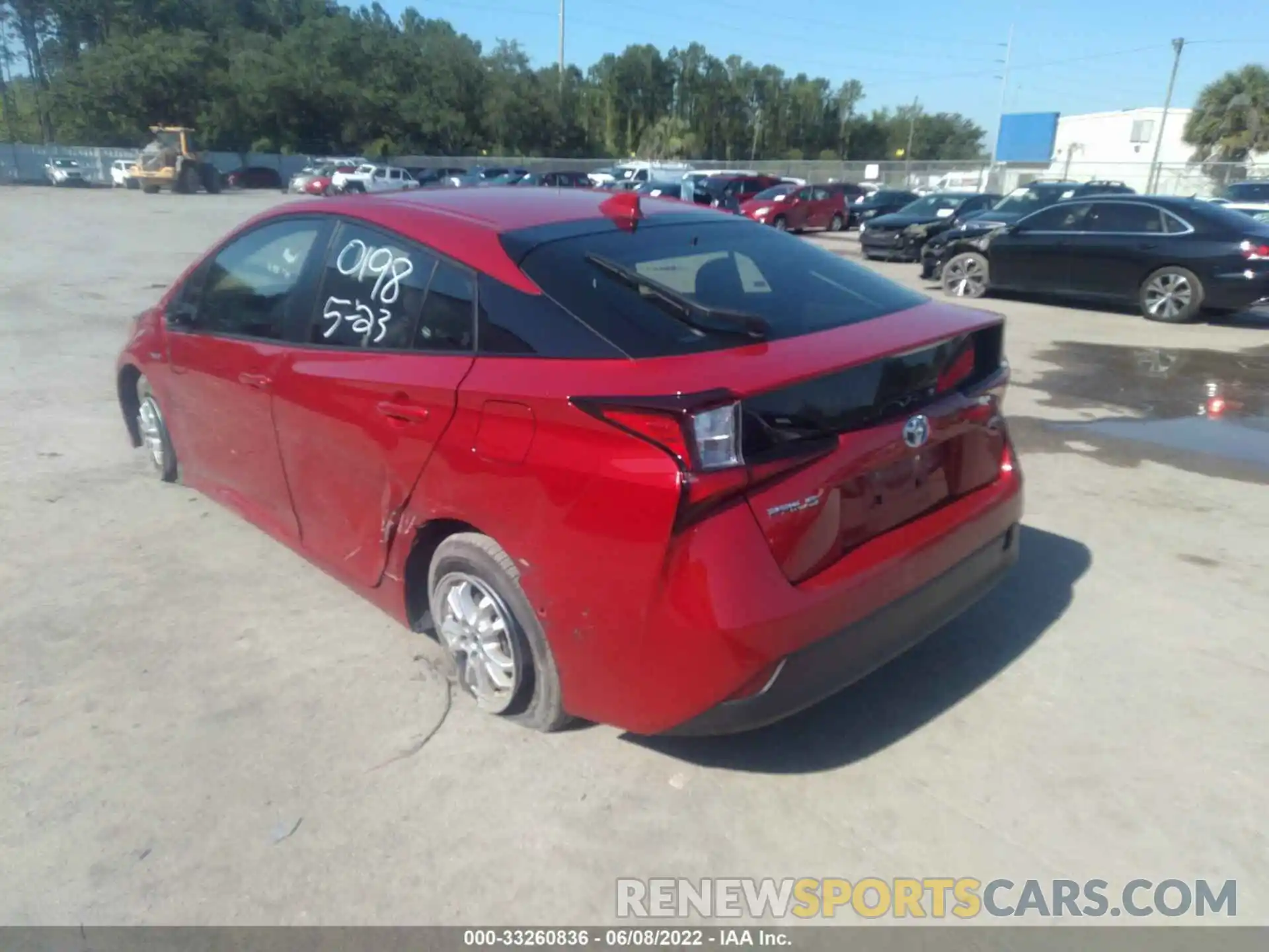 3 Photograph of a damaged car JTDKAMFU5M3150195 TOYOTA PRIUS 2021