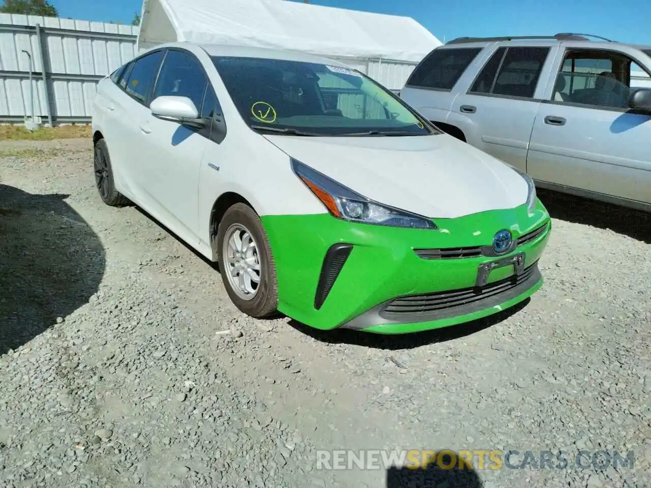 1 Photograph of a damaged car JTDKAMFU5M3151203 TOYOTA PRIUS 2021