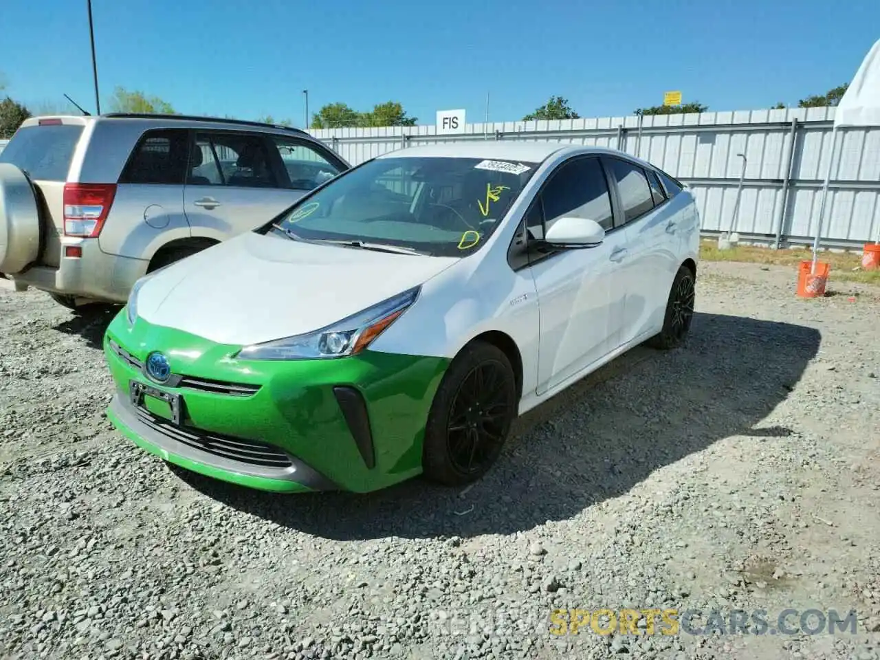 2 Photograph of a damaged car JTDKAMFU5M3151203 TOYOTA PRIUS 2021