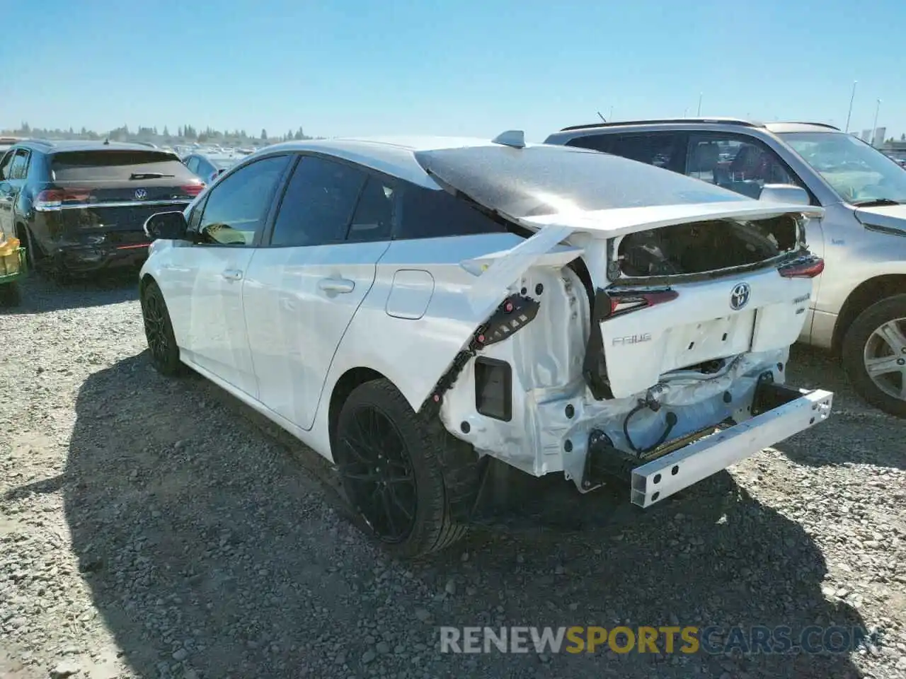 3 Photograph of a damaged car JTDKAMFU5M3151203 TOYOTA PRIUS 2021