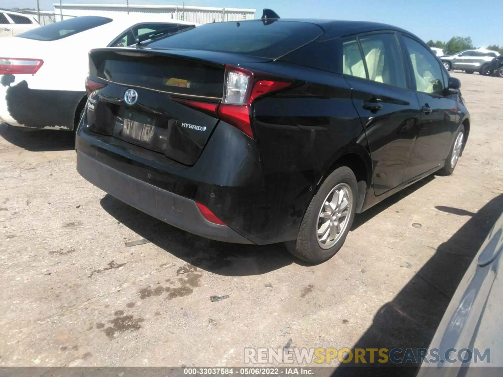 4 Фотография поврежденного автомобиля JTDKAMFU5M3151234 TOYOTA PRIUS 2021