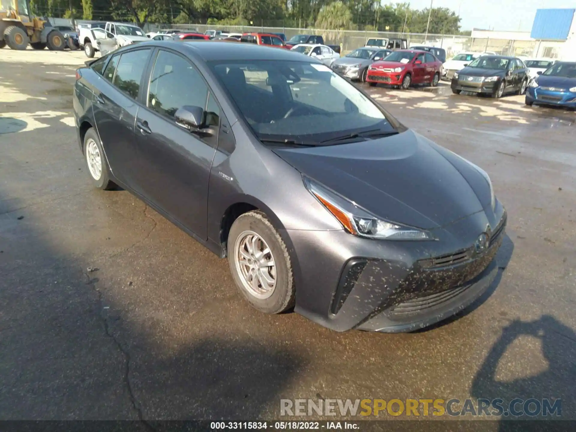 1 Photograph of a damaged car JTDKAMFU5M3152691 TOYOTA PRIUS 2021