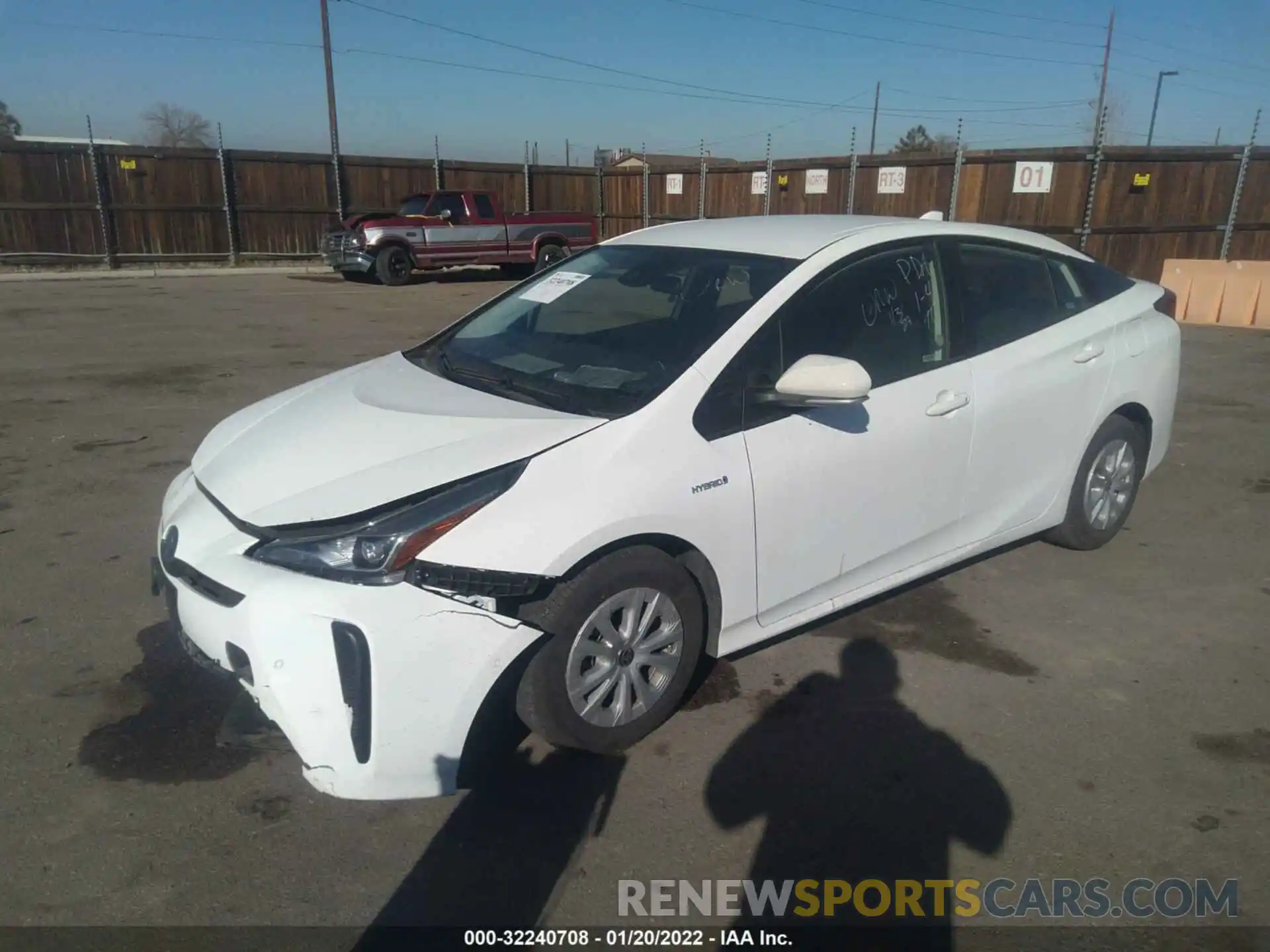 2 Photograph of a damaged car JTDKAMFU5M3152903 TOYOTA PRIUS 2021