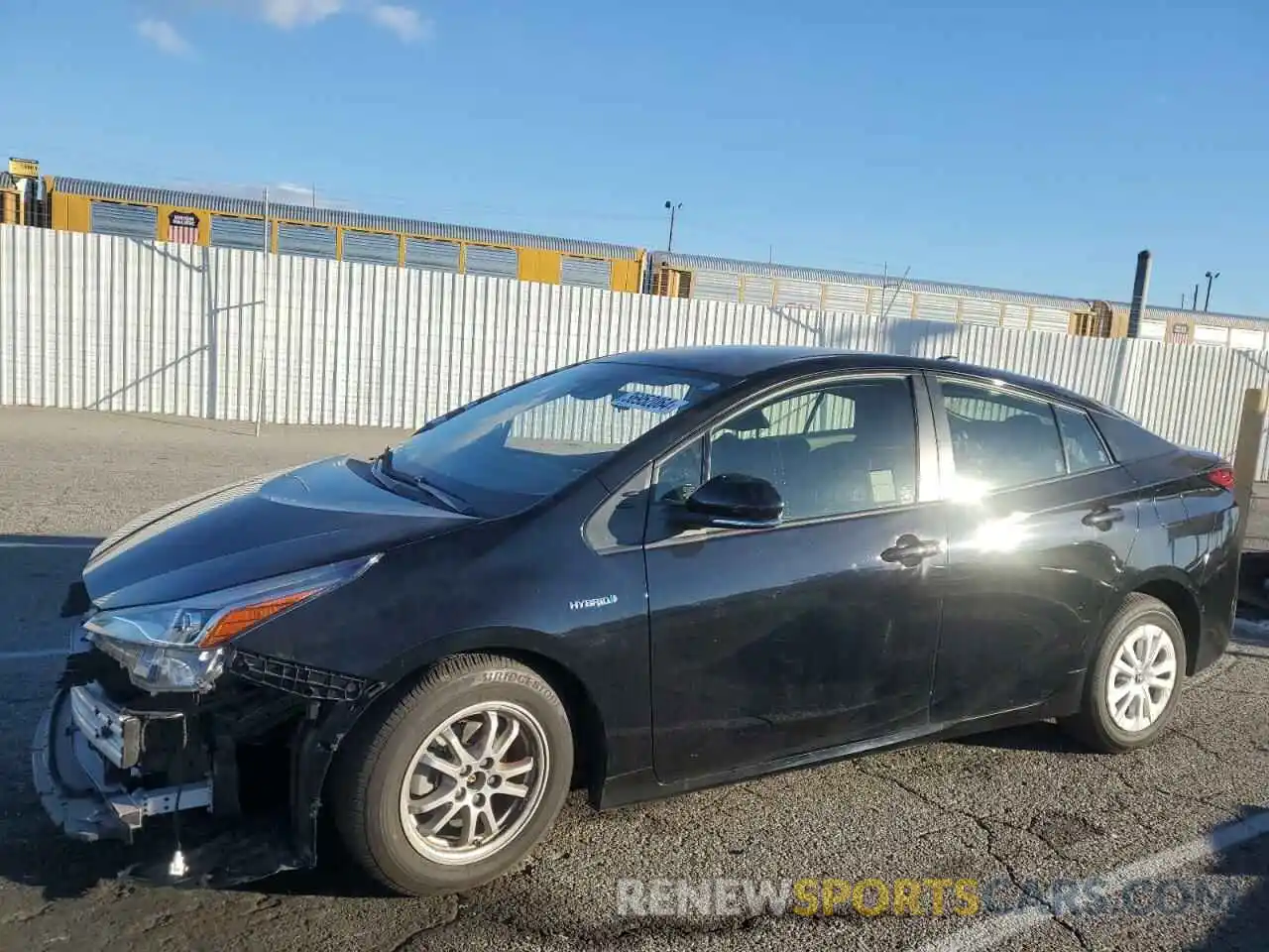 1 Photograph of a damaged car JTDKAMFU6M3128075 TOYOTA PRIUS 2021