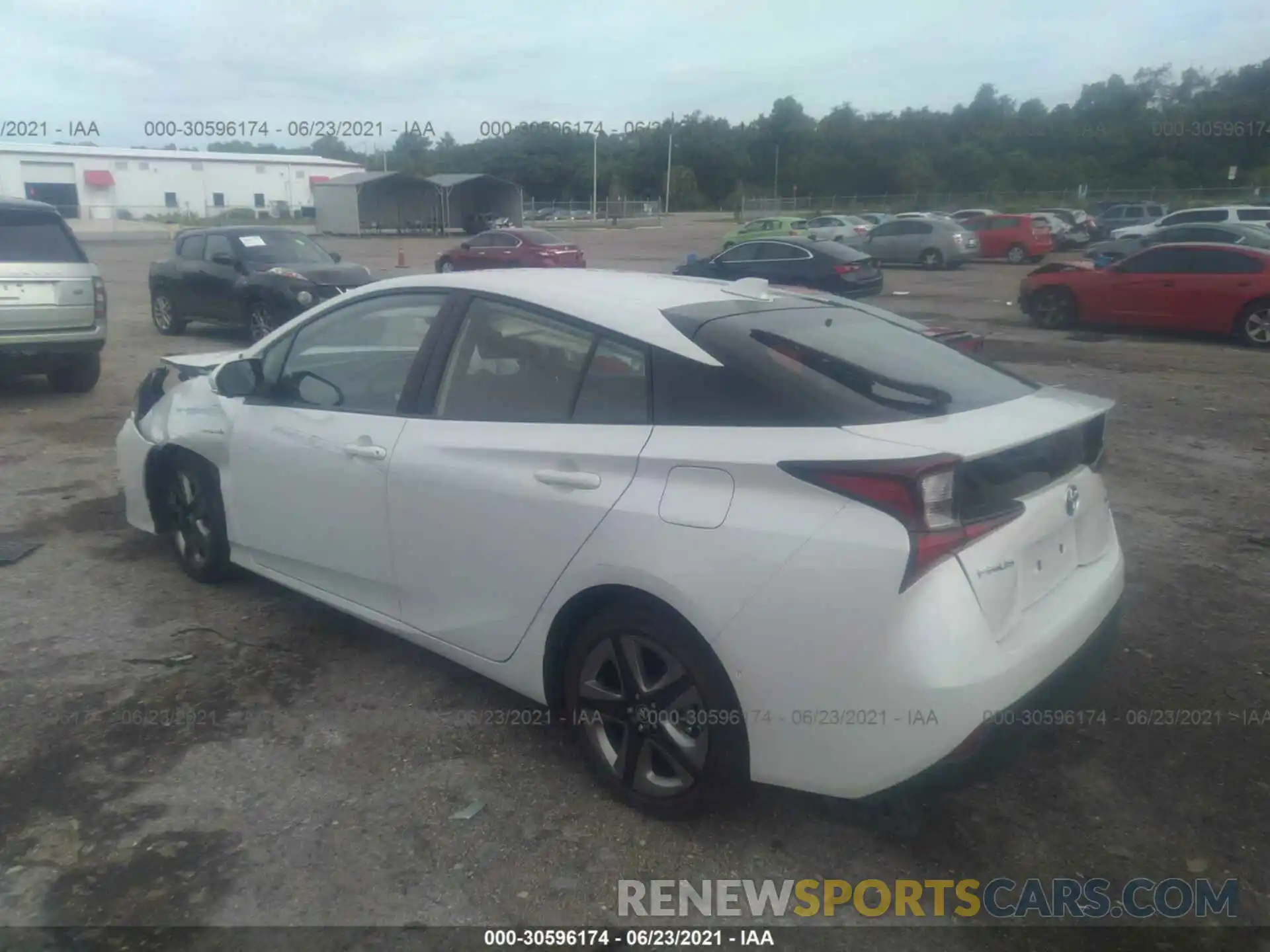 3 Photograph of a damaged car JTDKAMFU6M3133230 TOYOTA PRIUS 2021