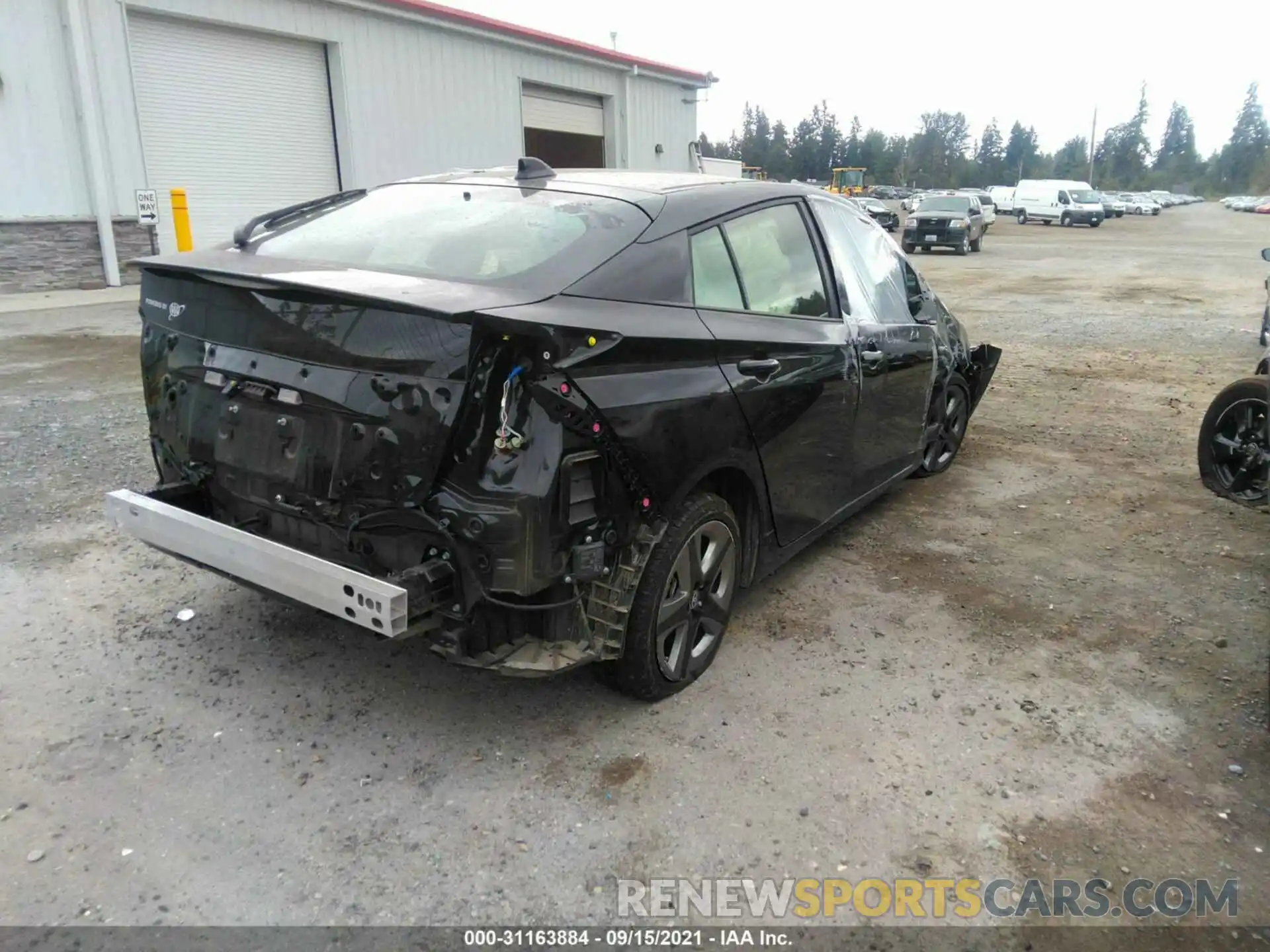 4 Photograph of a damaged car JTDKAMFU6M3136189 TOYOTA PRIUS 2021