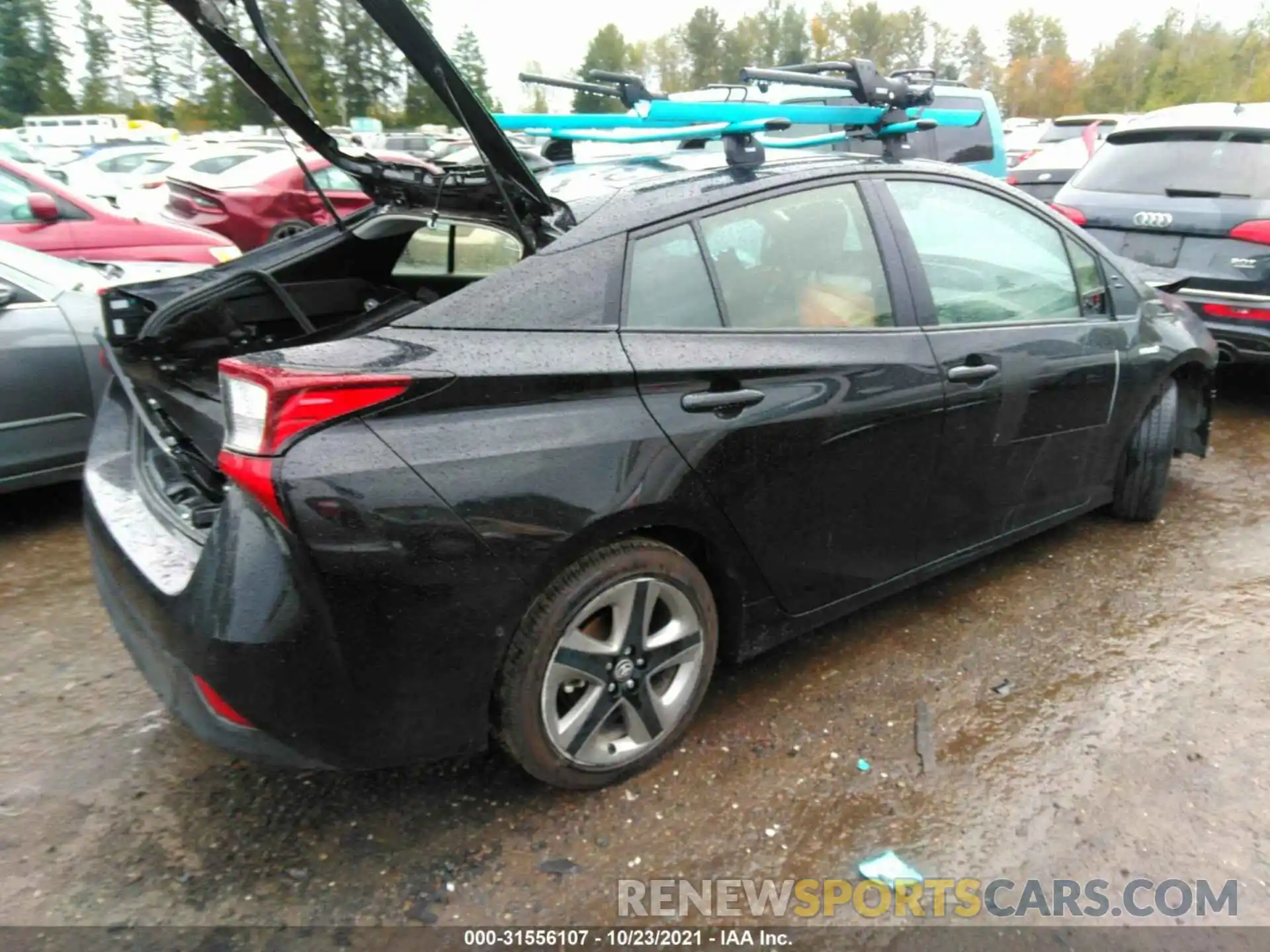 4 Photograph of a damaged car JTDKAMFU6M3136225 TOYOTA PRIUS 2021