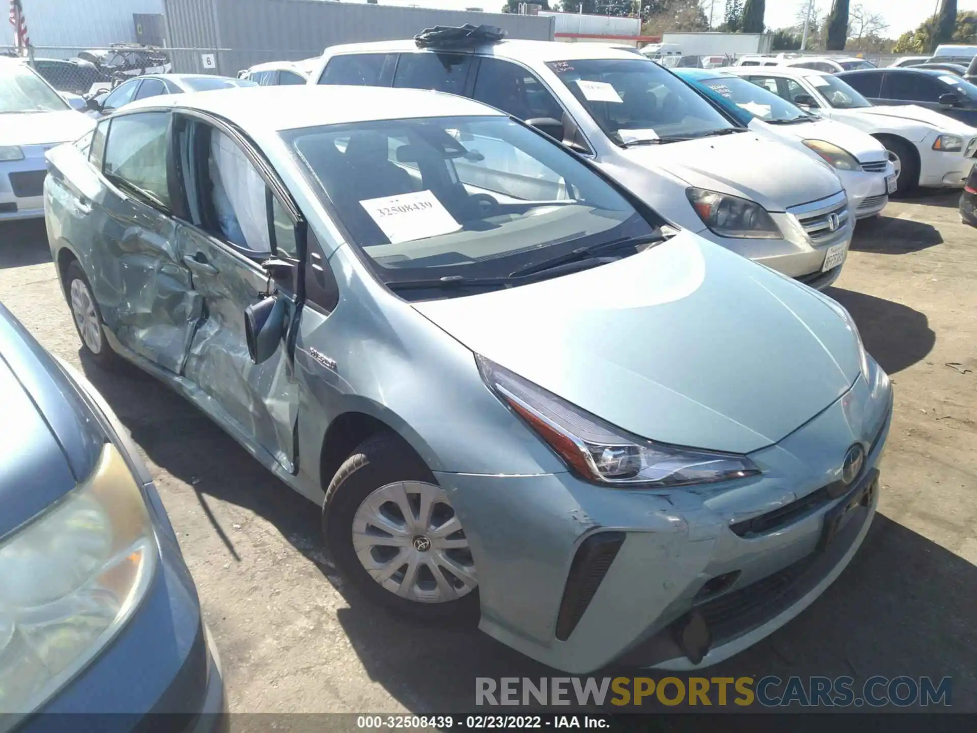 1 Photograph of a damaged car JTDKAMFU6M3136354 TOYOTA PRIUS 2021