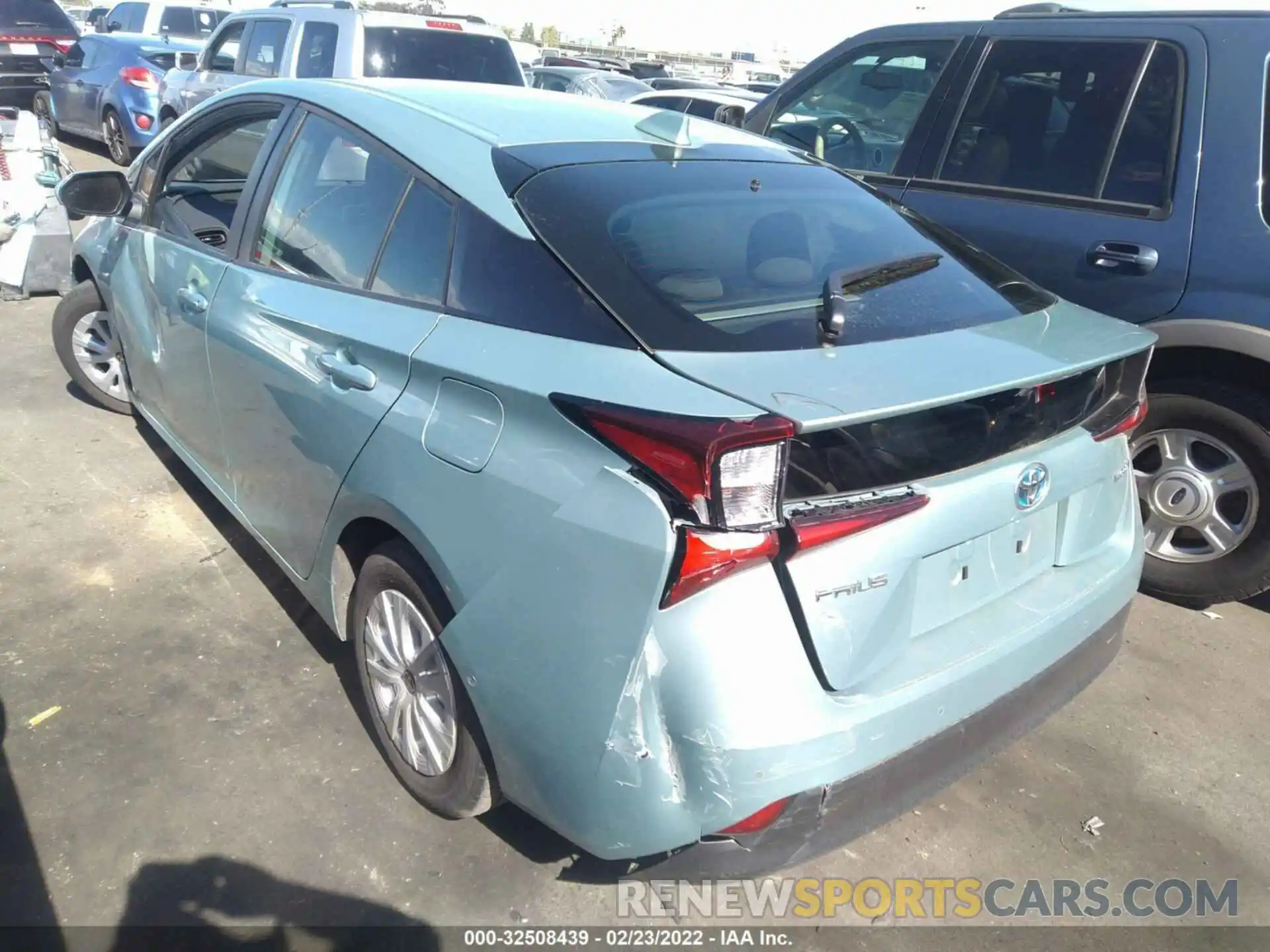 3 Photograph of a damaged car JTDKAMFU6M3136354 TOYOTA PRIUS 2021