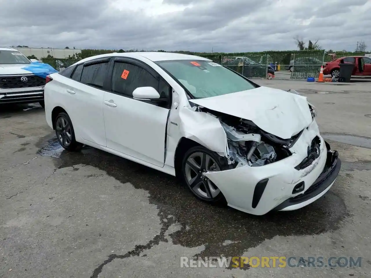 4 Photograph of a damaged car JTDKAMFU6M3138668 TOYOTA PRIUS 2021