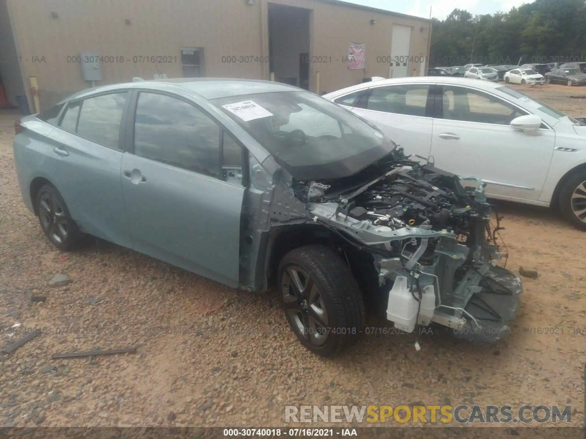 1 Photograph of a damaged car JTDKAMFU6M3138847 TOYOTA PRIUS 2021