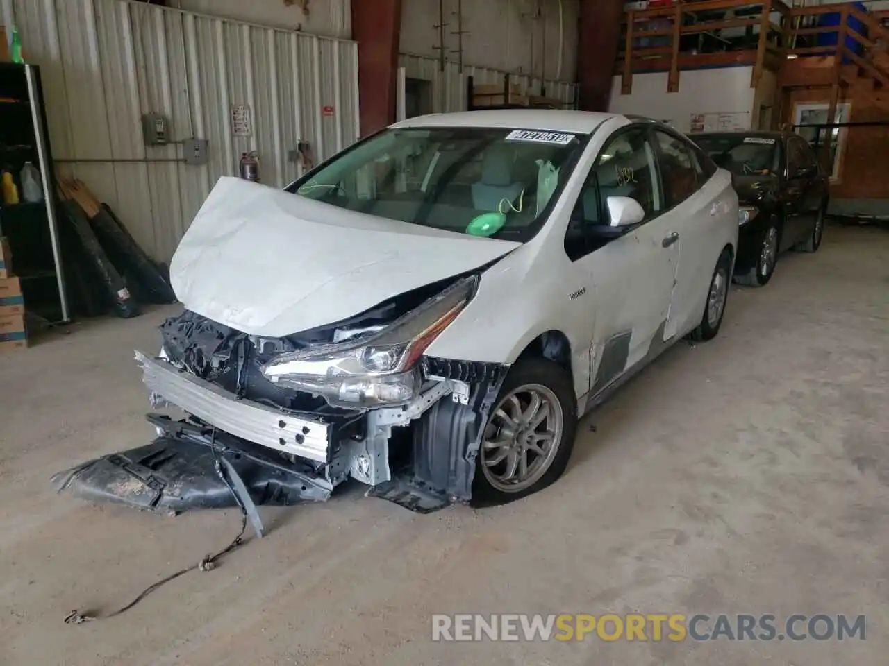 2 Photograph of a damaged car JTDKAMFU6M3141103 TOYOTA PRIUS 2021