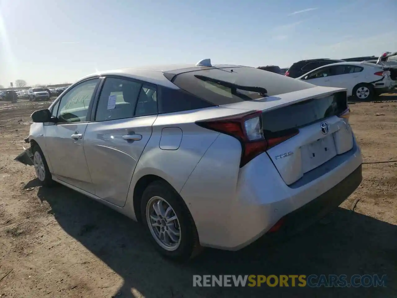 3 Photograph of a damaged car JTDKAMFU6M3143157 TOYOTA PRIUS 2021