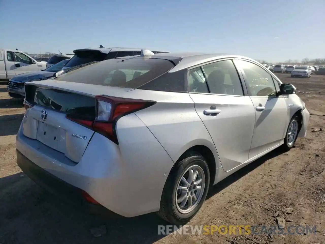 4 Photograph of a damaged car JTDKAMFU6M3143157 TOYOTA PRIUS 2021