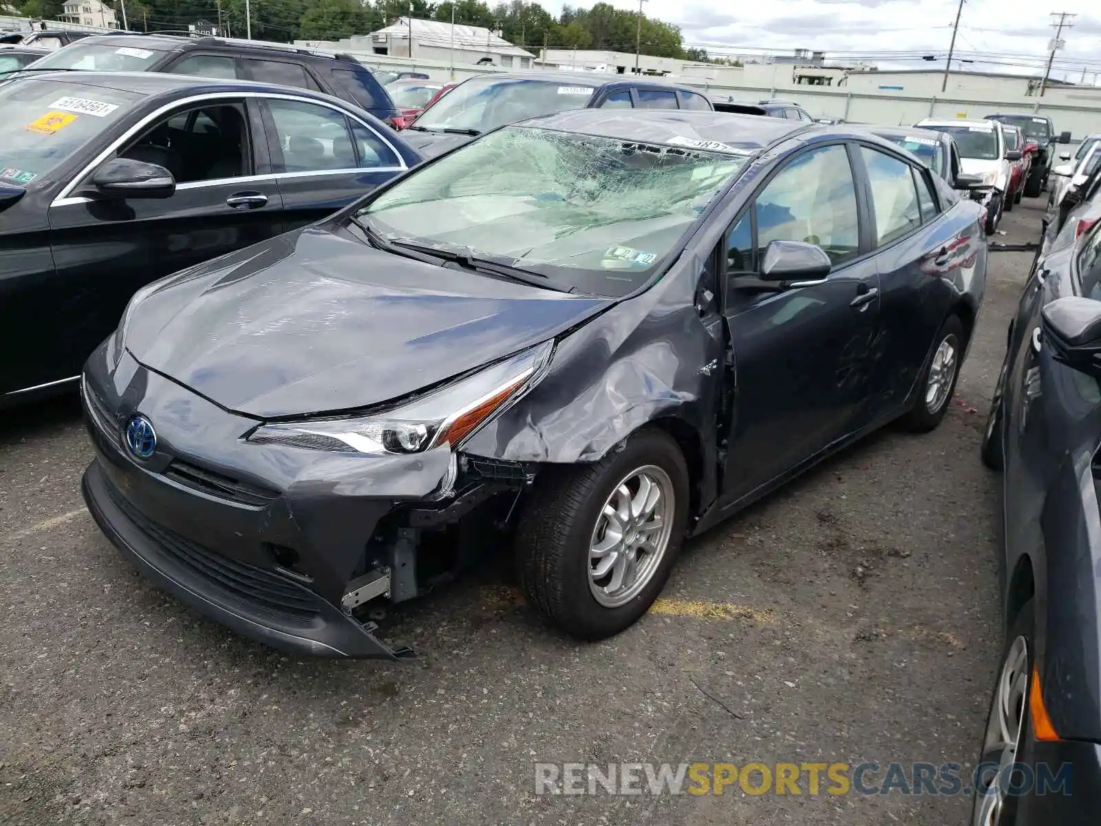 2 Photograph of a damaged car JTDKAMFU6M3144020 TOYOTA PRIUS 2021