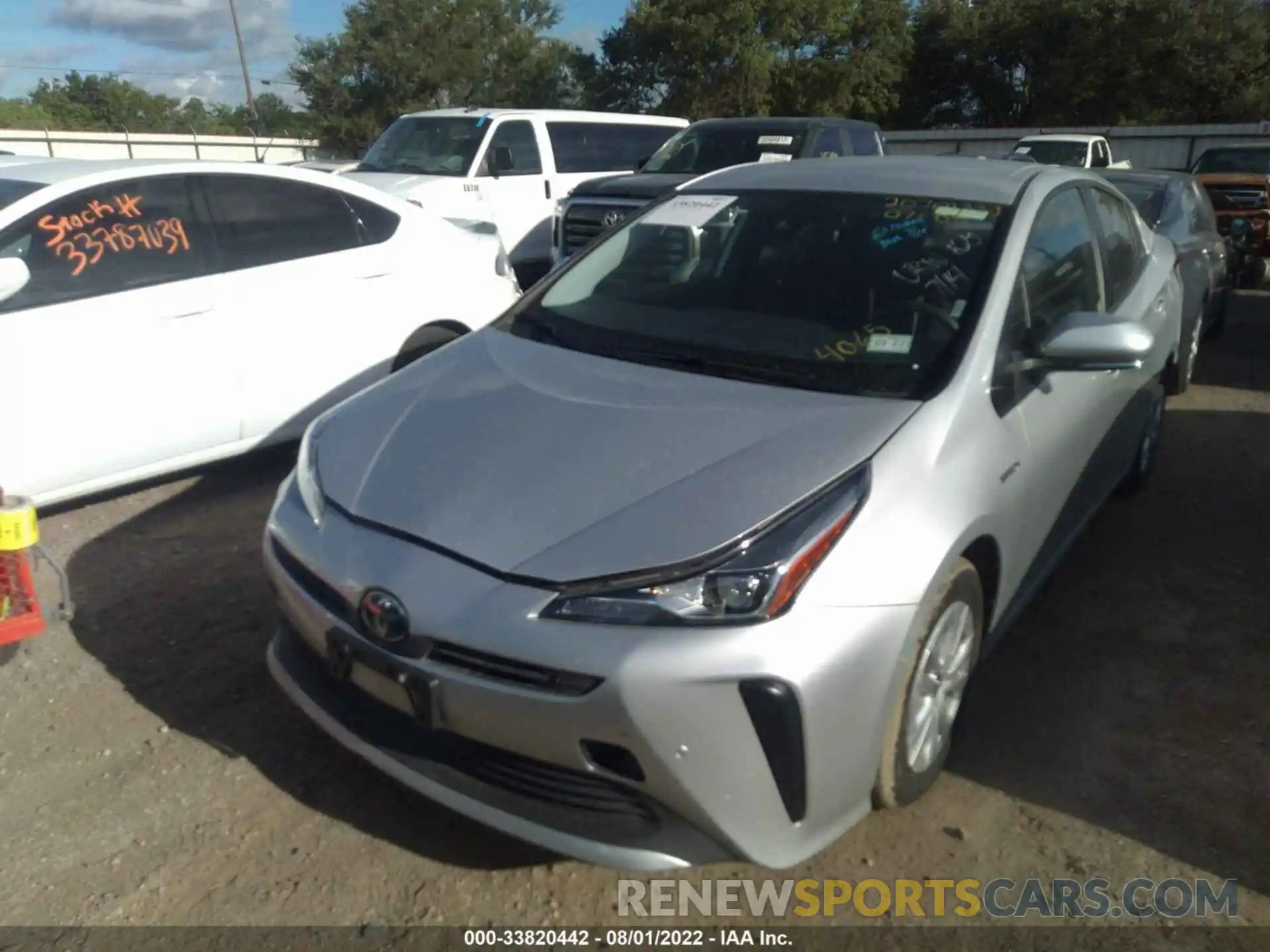 2 Photograph of a damaged car JTDKAMFU6M3144065 TOYOTA PRIUS 2021