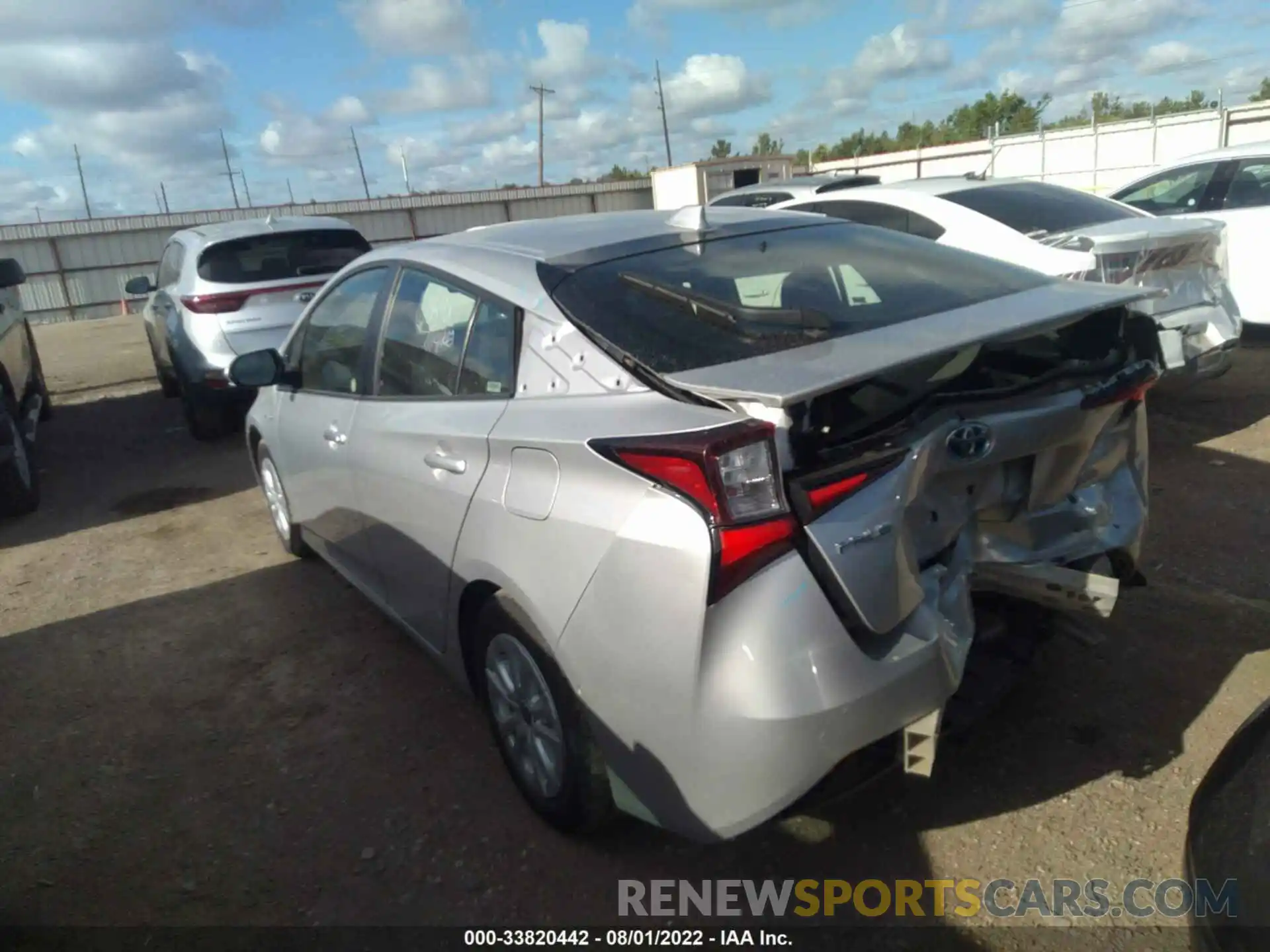 3 Photograph of a damaged car JTDKAMFU6M3144065 TOYOTA PRIUS 2021