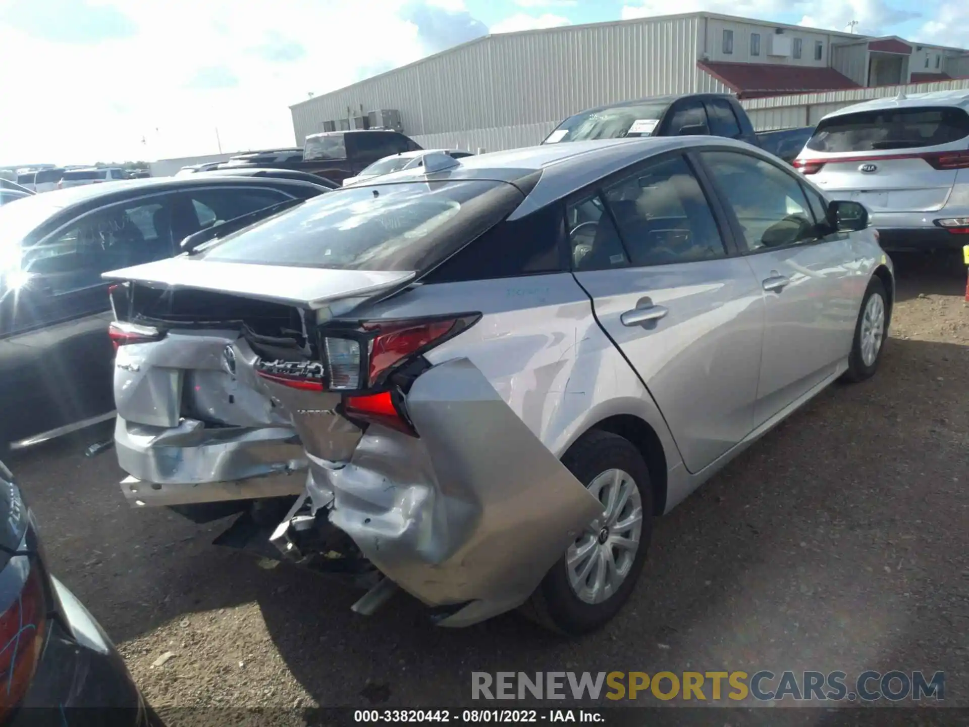 4 Photograph of a damaged car JTDKAMFU6M3144065 TOYOTA PRIUS 2021