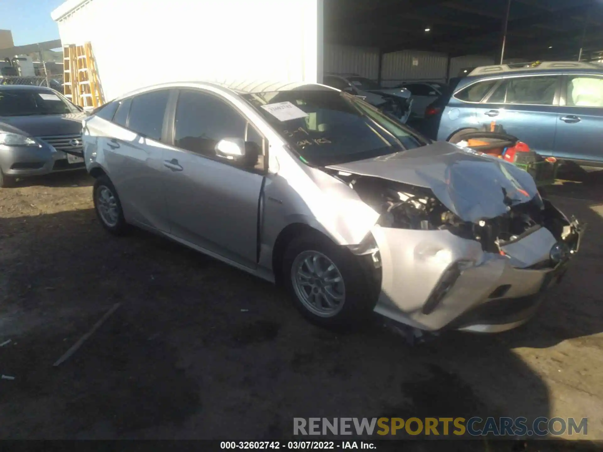 1 Photograph of a damaged car JTDKAMFU6M3145118 TOYOTA PRIUS 2021