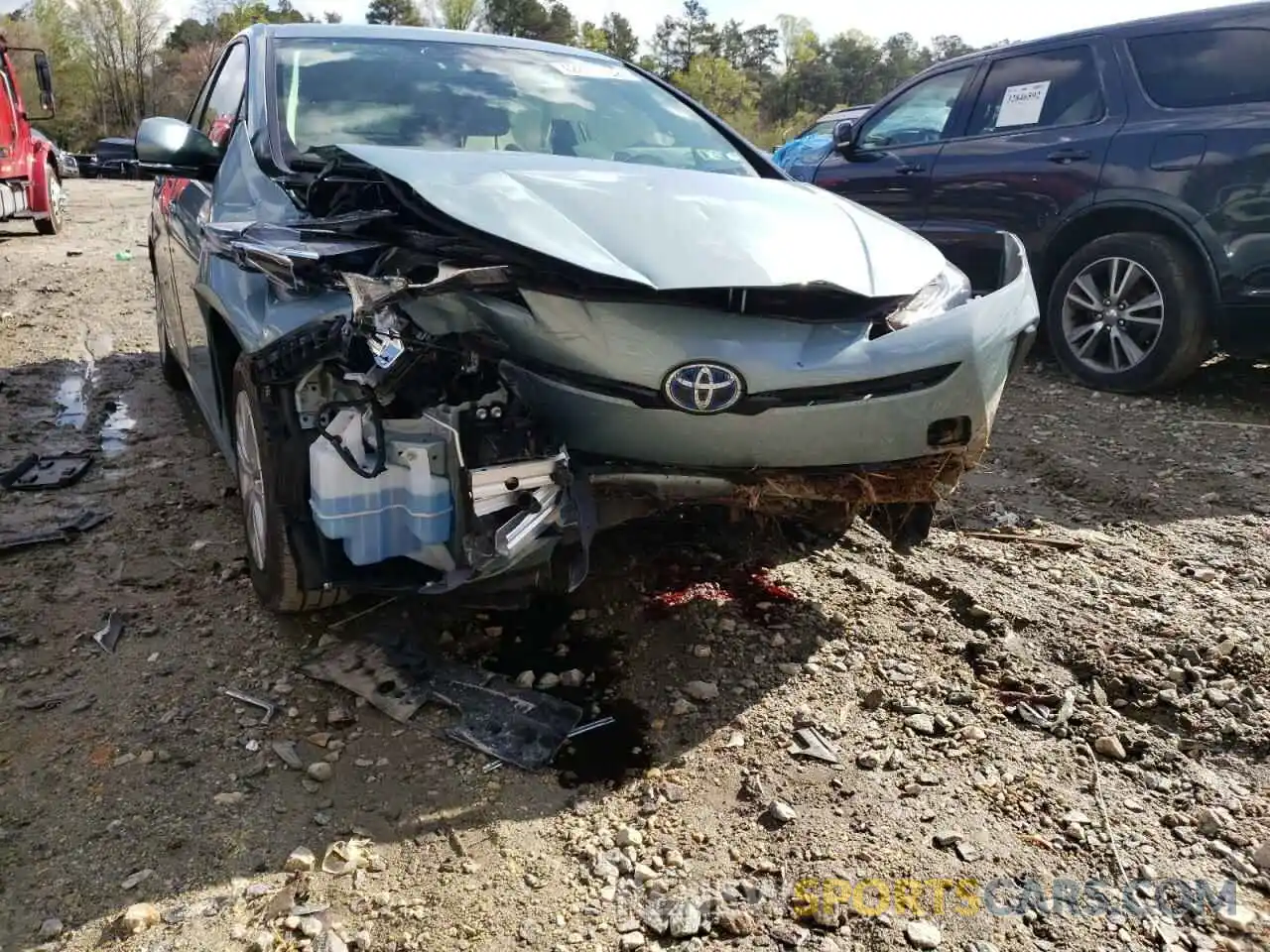 9 Photograph of a damaged car JTDKAMFU6M3145605 TOYOTA PRIUS 2021