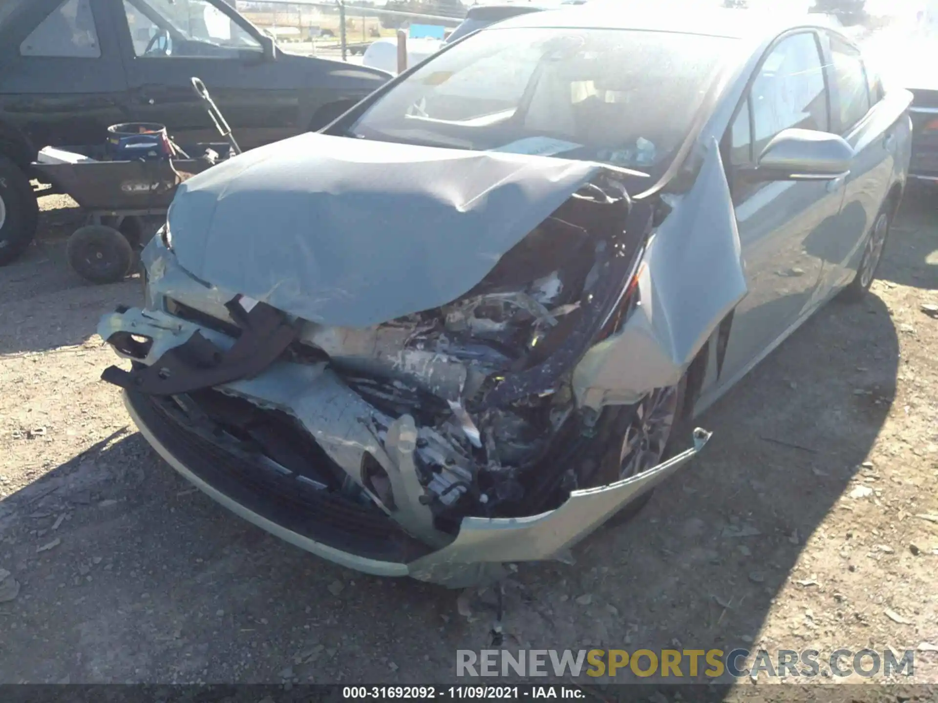 6 Photograph of a damaged car JTDKAMFU6M3146155 TOYOTA PRIUS 2021