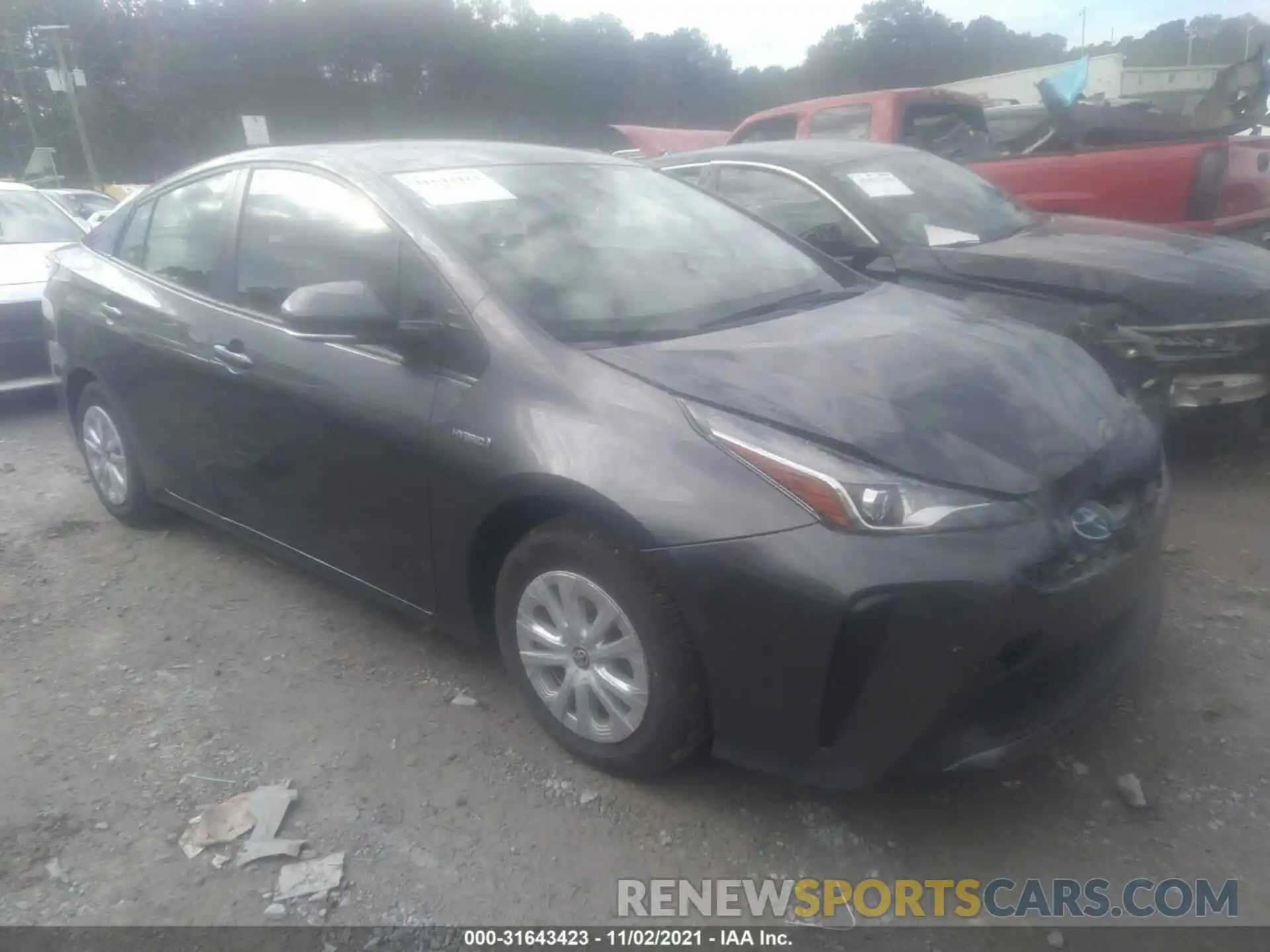 1 Photograph of a damaged car JTDKAMFU6M3146754 TOYOTA PRIUS 2021