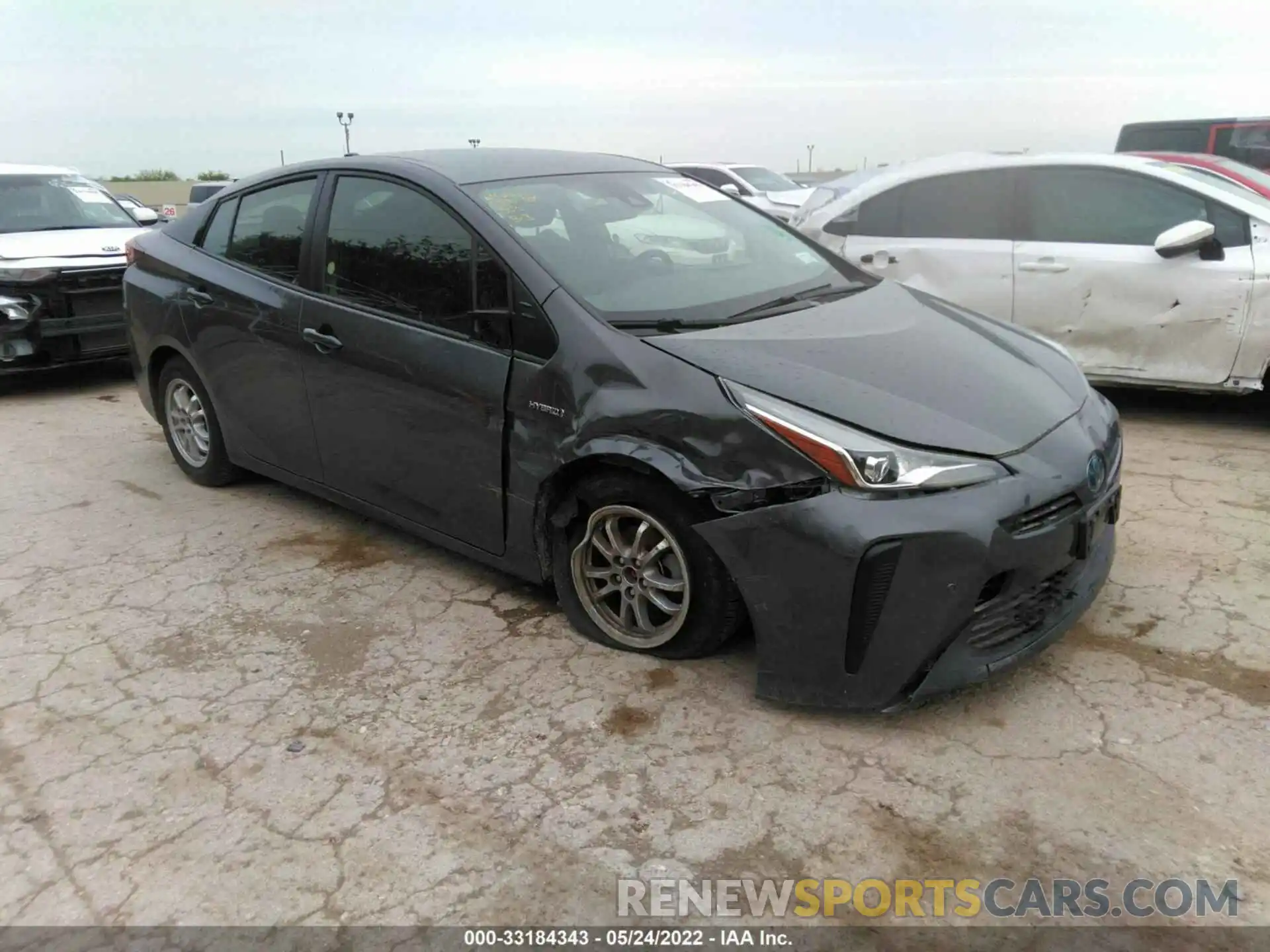 1 Photograph of a damaged car JTDKAMFU6M3146768 TOYOTA PRIUS 2021