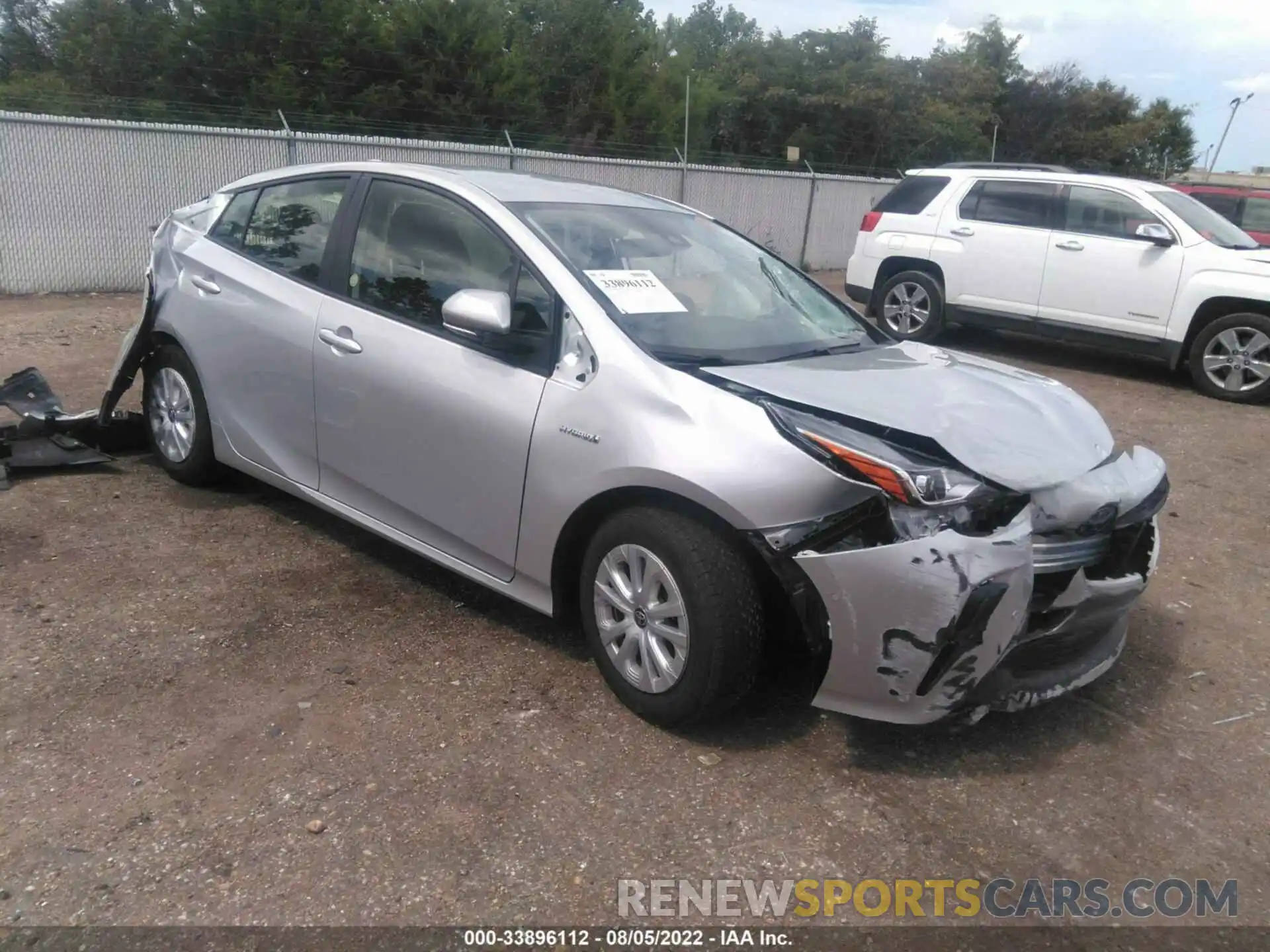 1 Photograph of a damaged car JTDKAMFU6M3147208 TOYOTA PRIUS 2021