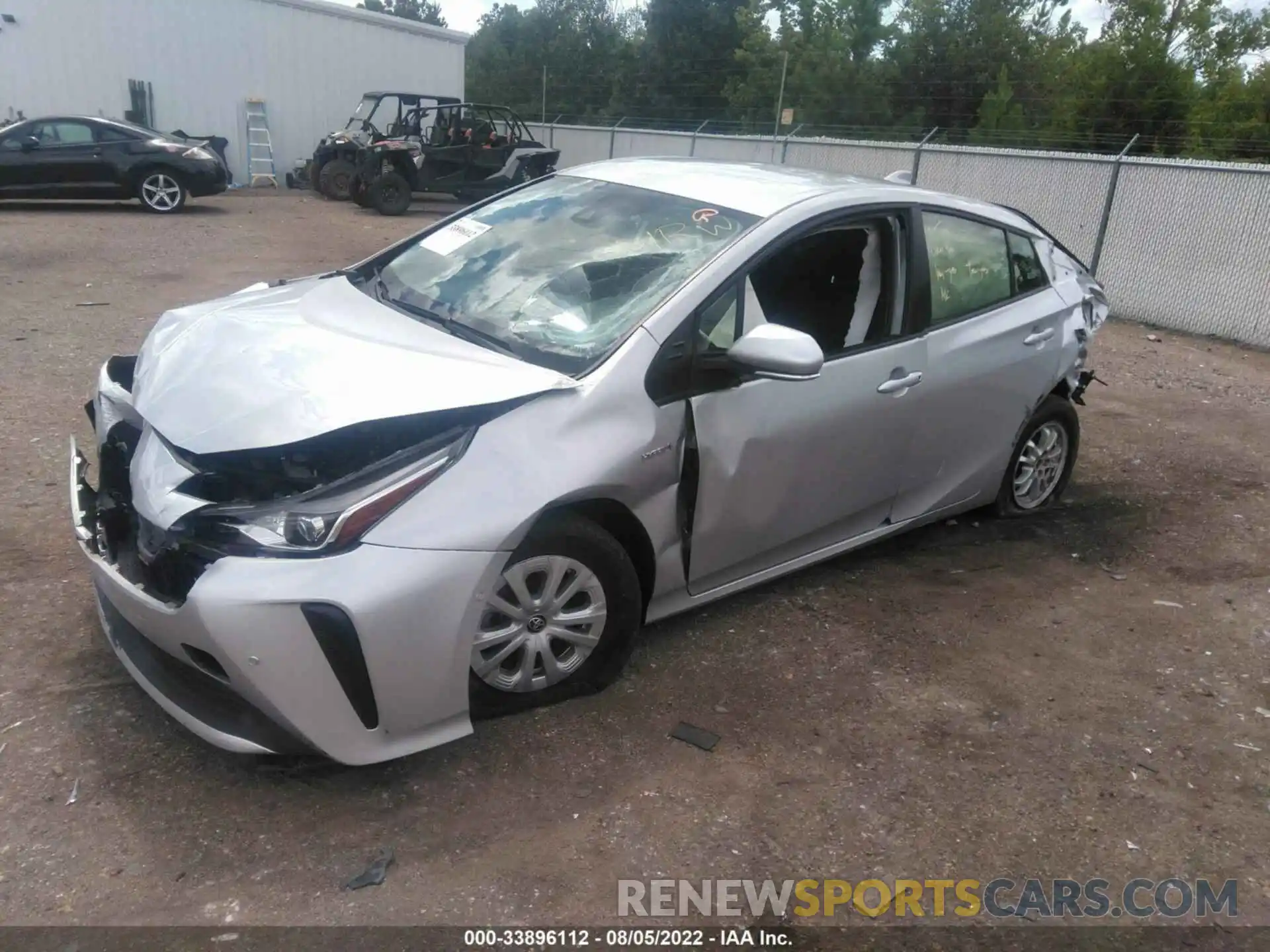 2 Photograph of a damaged car JTDKAMFU6M3147208 TOYOTA PRIUS 2021