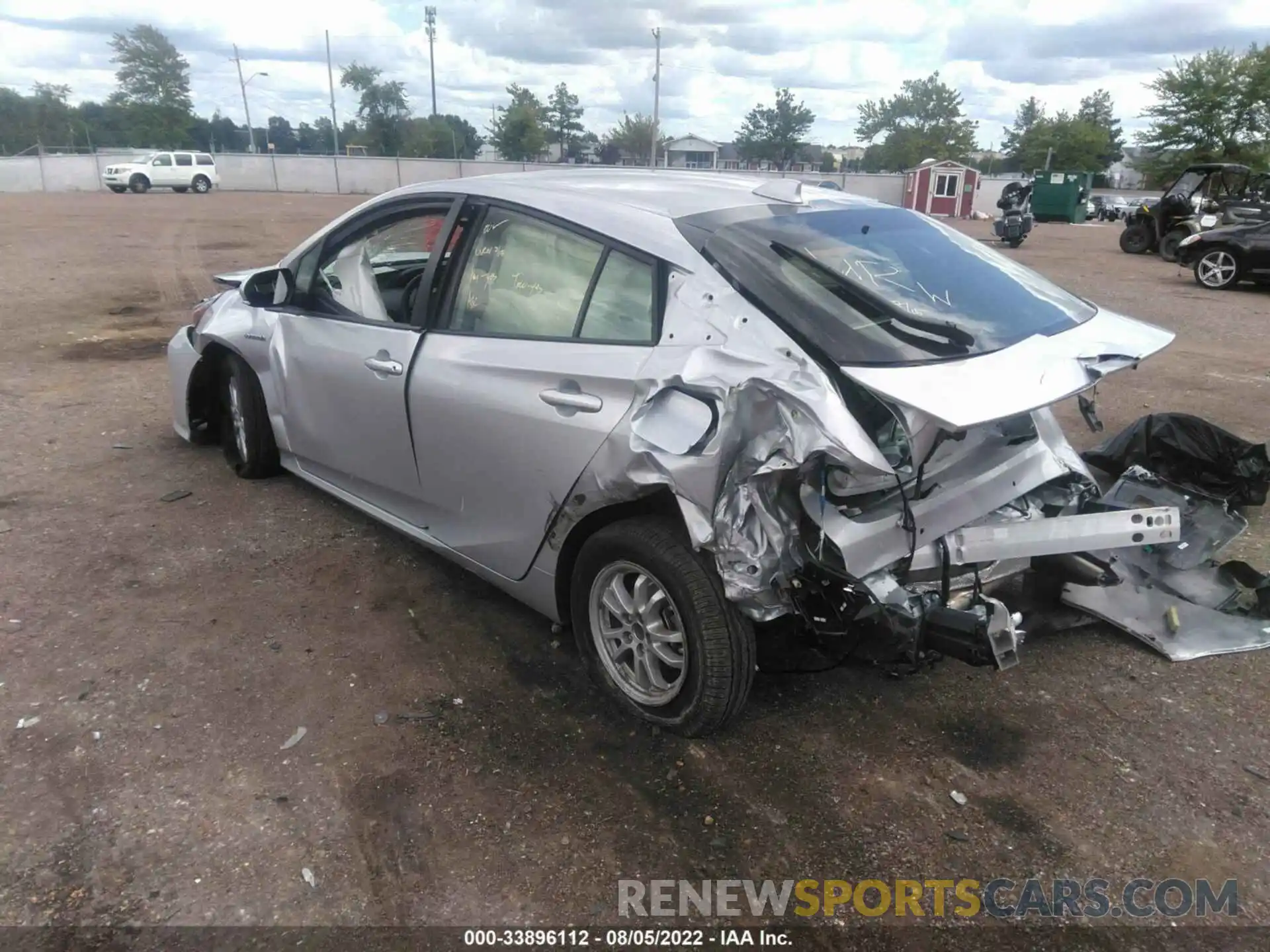 3 Photograph of a damaged car JTDKAMFU6M3147208 TOYOTA PRIUS 2021