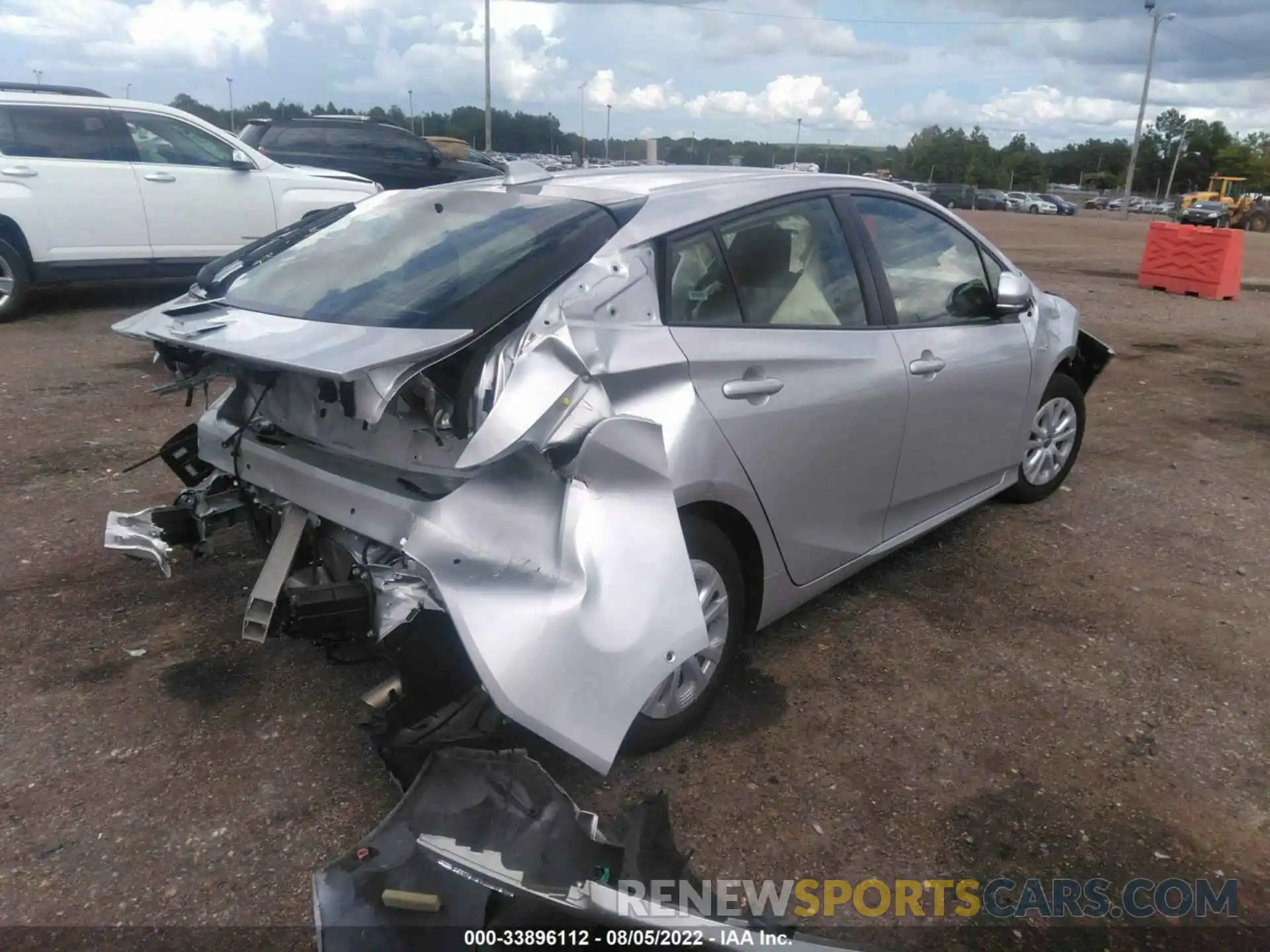 4 Photograph of a damaged car JTDKAMFU6M3147208 TOYOTA PRIUS 2021