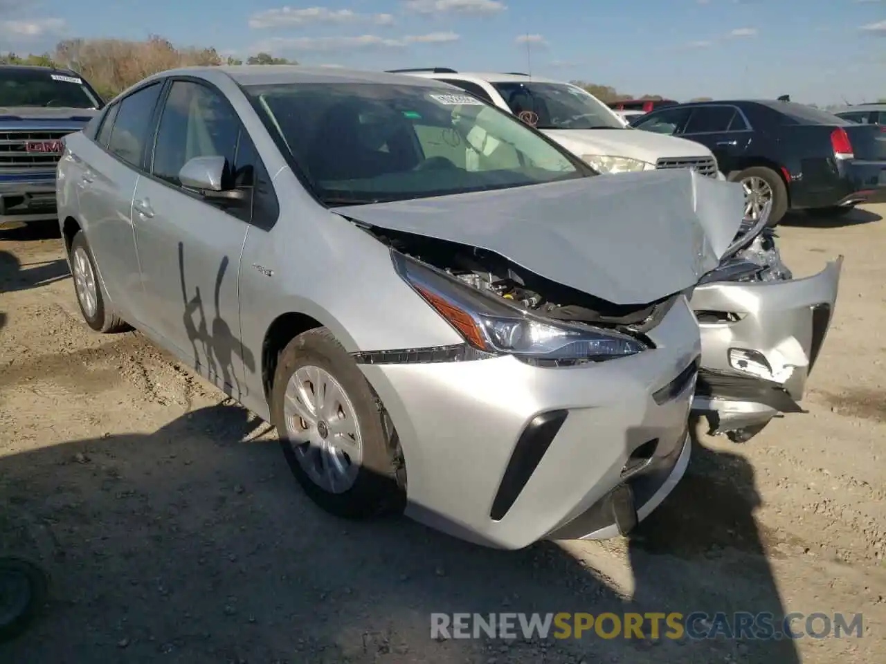 1 Photograph of a damaged car JTDKAMFU6M3147337 TOYOTA PRIUS 2021