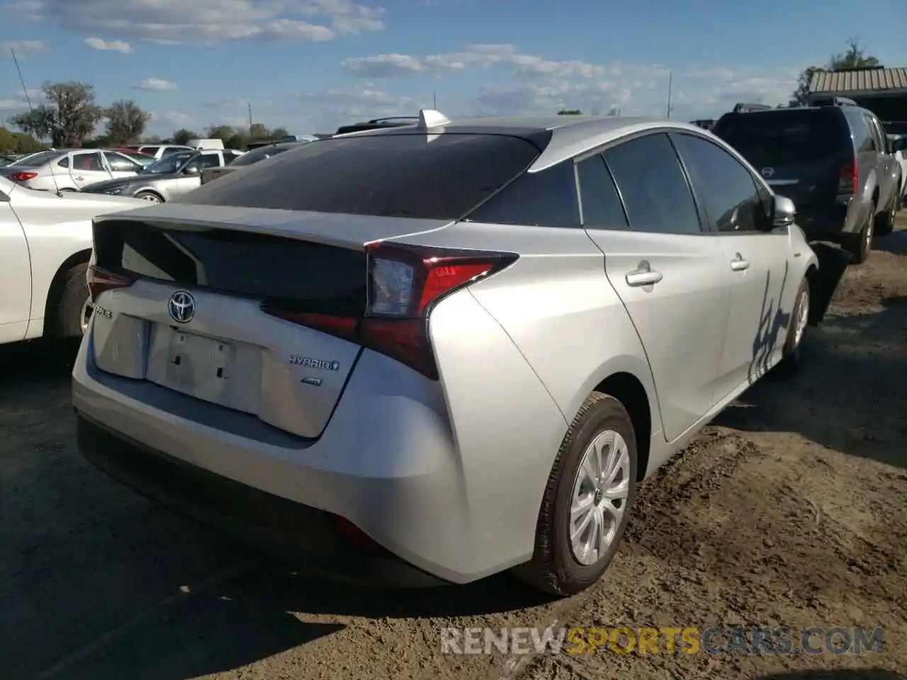 4 Photograph of a damaged car JTDKAMFU6M3147337 TOYOTA PRIUS 2021