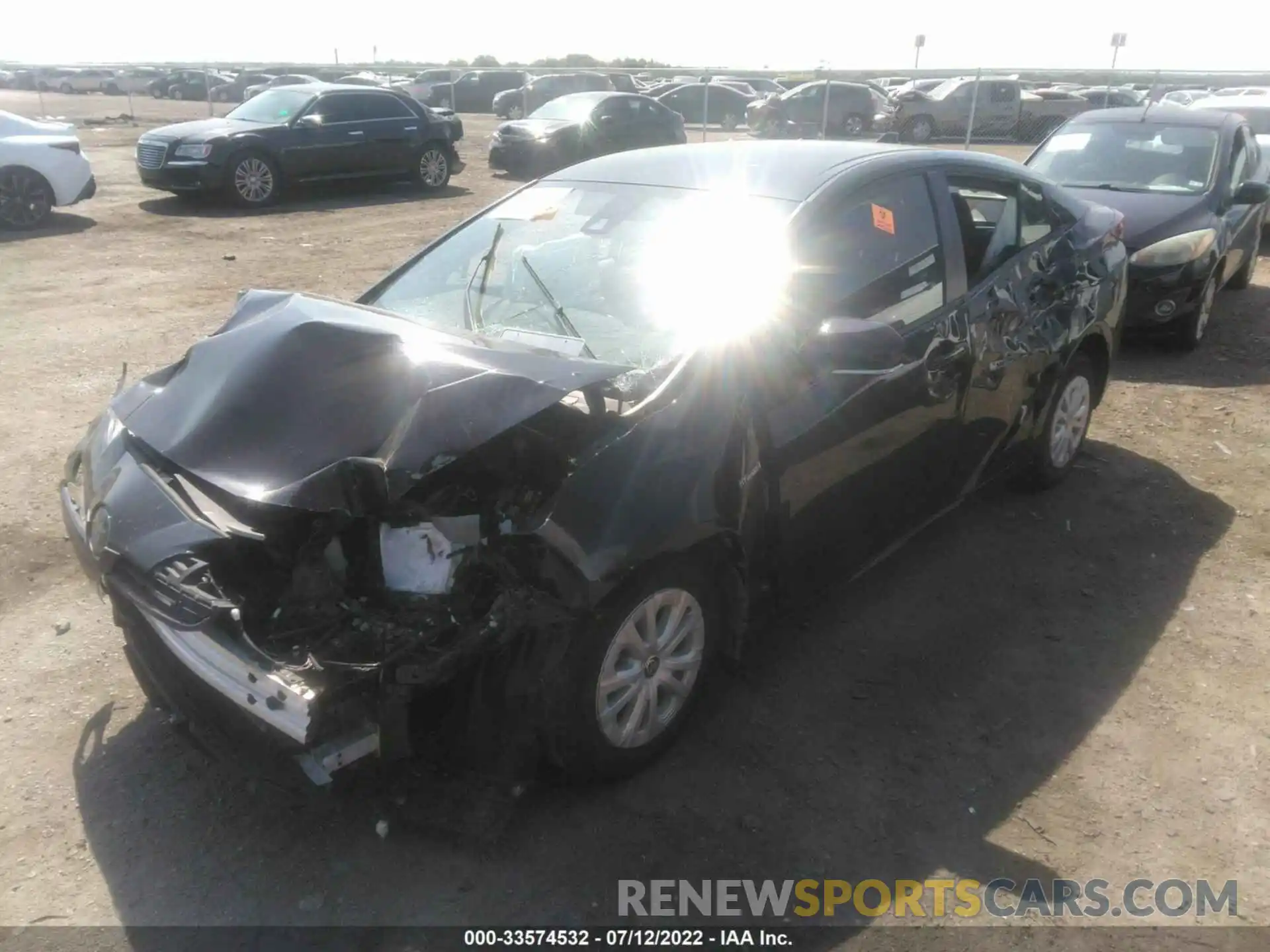 2 Photograph of a damaged car JTDKAMFU6M3148679 TOYOTA PRIUS 2021