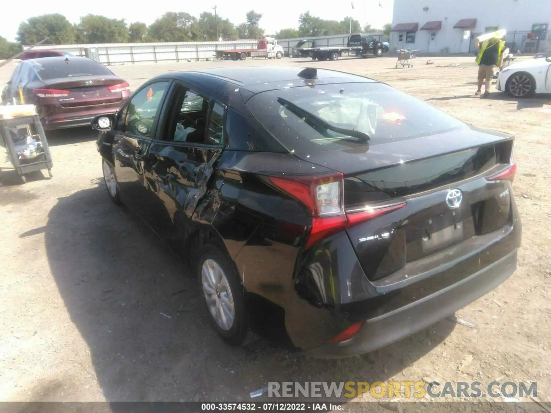 3 Photograph of a damaged car JTDKAMFU6M3148679 TOYOTA PRIUS 2021