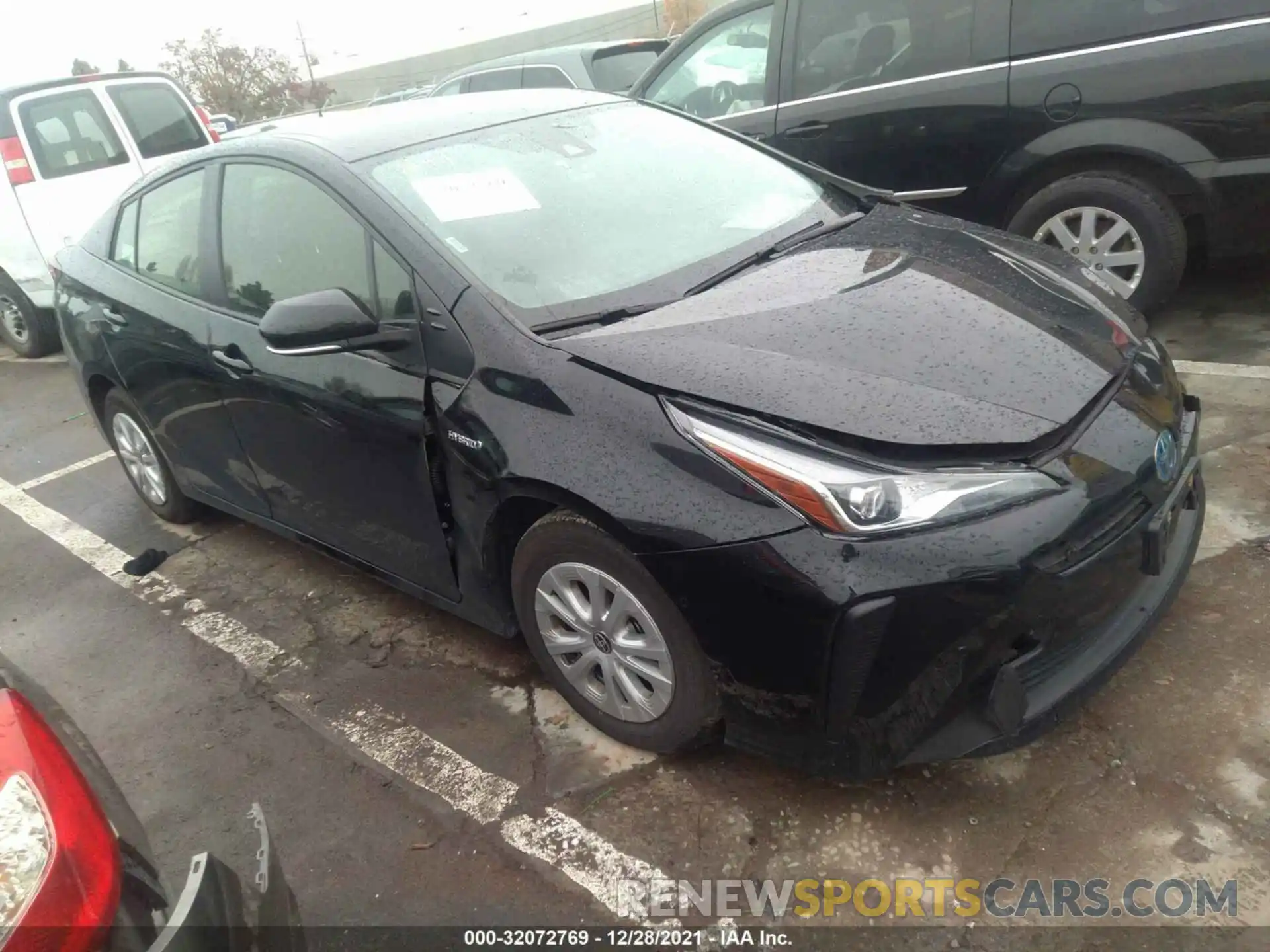 1 Photograph of a damaged car JTDKAMFU6M3149010 TOYOTA PRIUS 2021