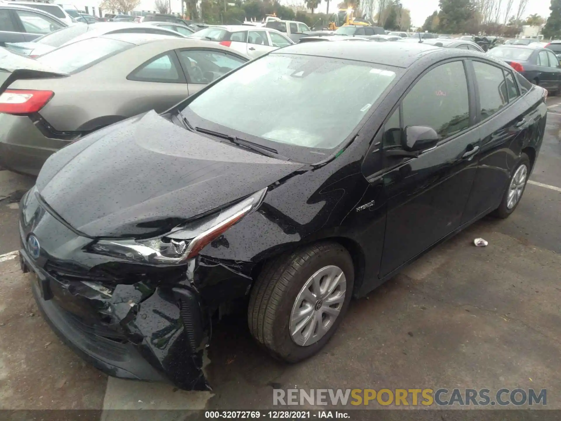 2 Photograph of a damaged car JTDKAMFU6M3149010 TOYOTA PRIUS 2021