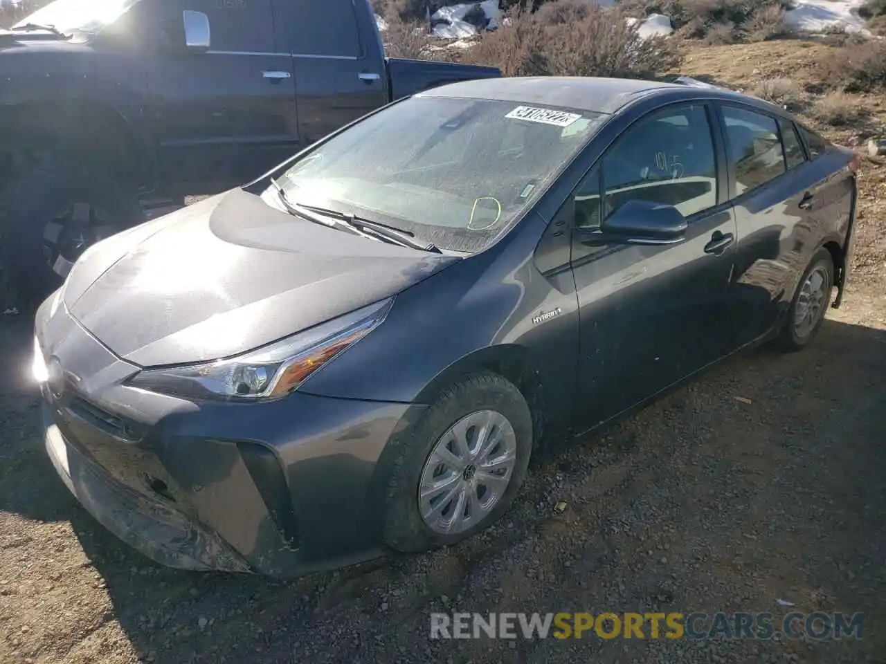 2 Photograph of a damaged car JTDKAMFU6M3149590 TOYOTA PRIUS 2021