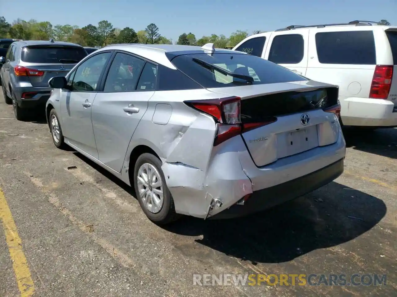 3 Photograph of a damaged car JTDKAMFU6M3151064 TOYOTA PRIUS 2021