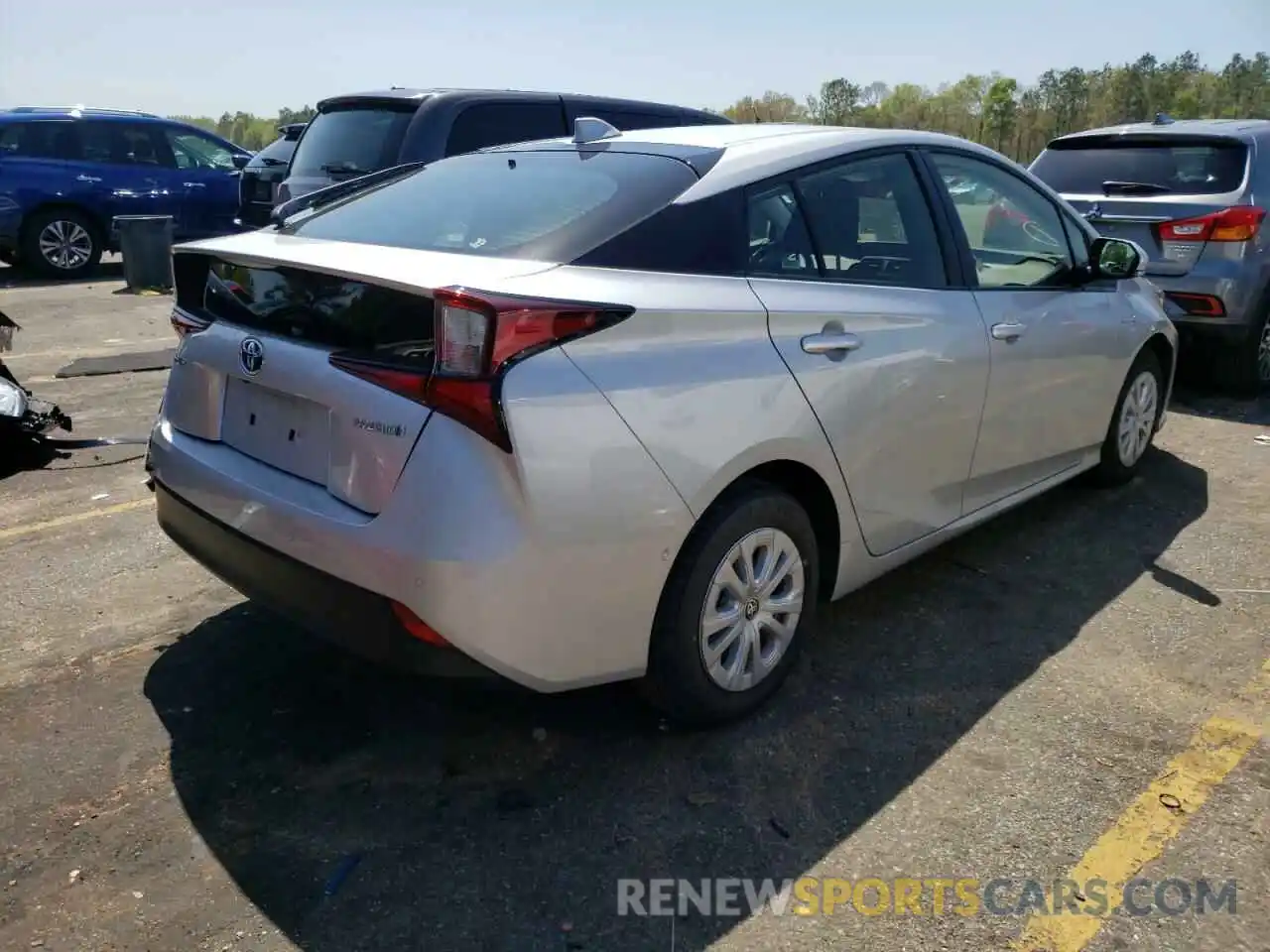 4 Photograph of a damaged car JTDKAMFU6M3151064 TOYOTA PRIUS 2021