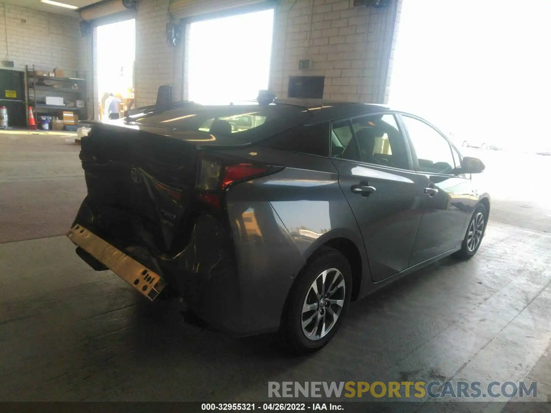 4 Photograph of a damaged car JTDKAMFU7M3128313 TOYOTA PRIUS 2021