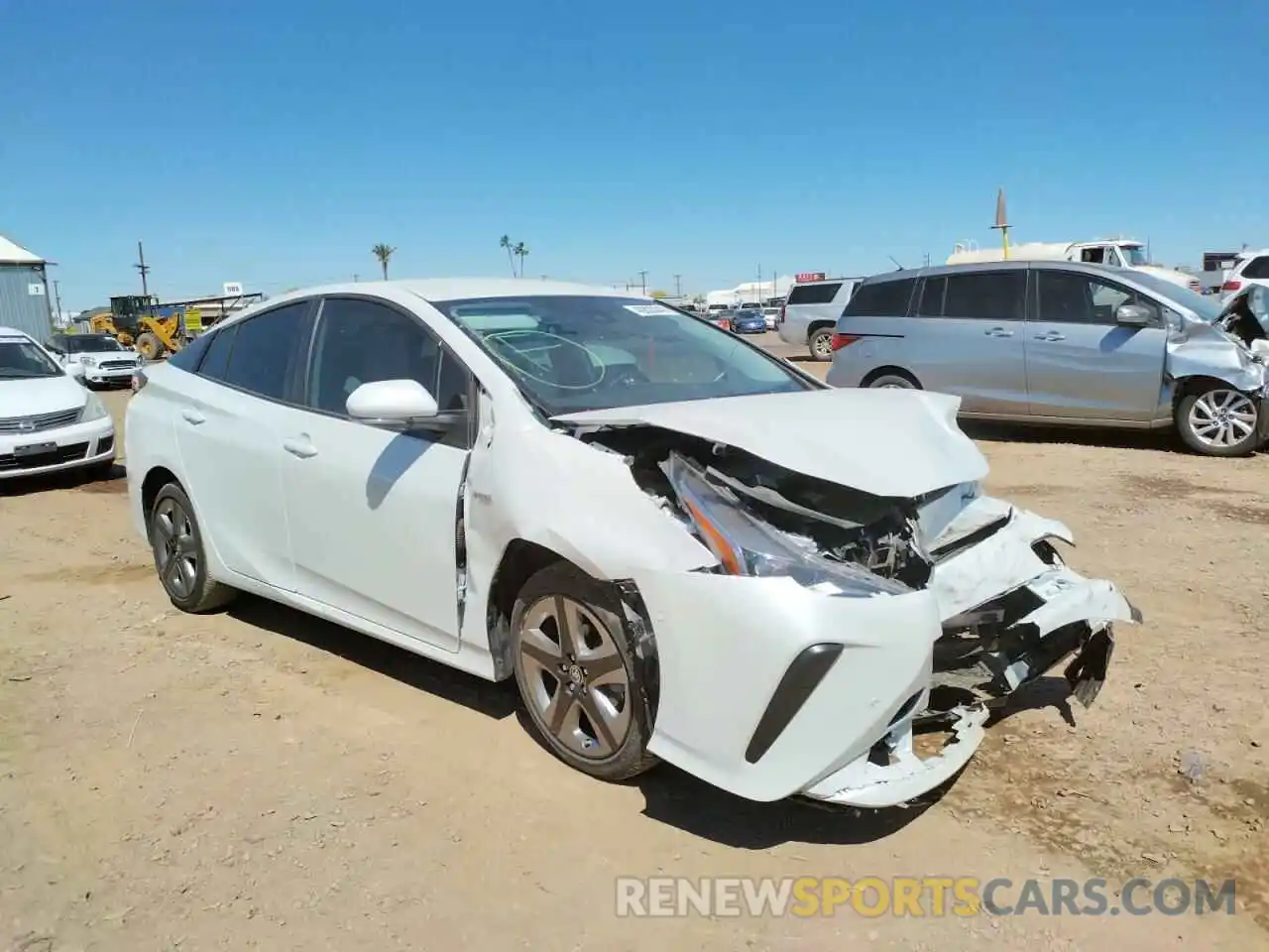 1 Photograph of a damaged car JTDKAMFU7M3133754 TOYOTA PRIUS 2021