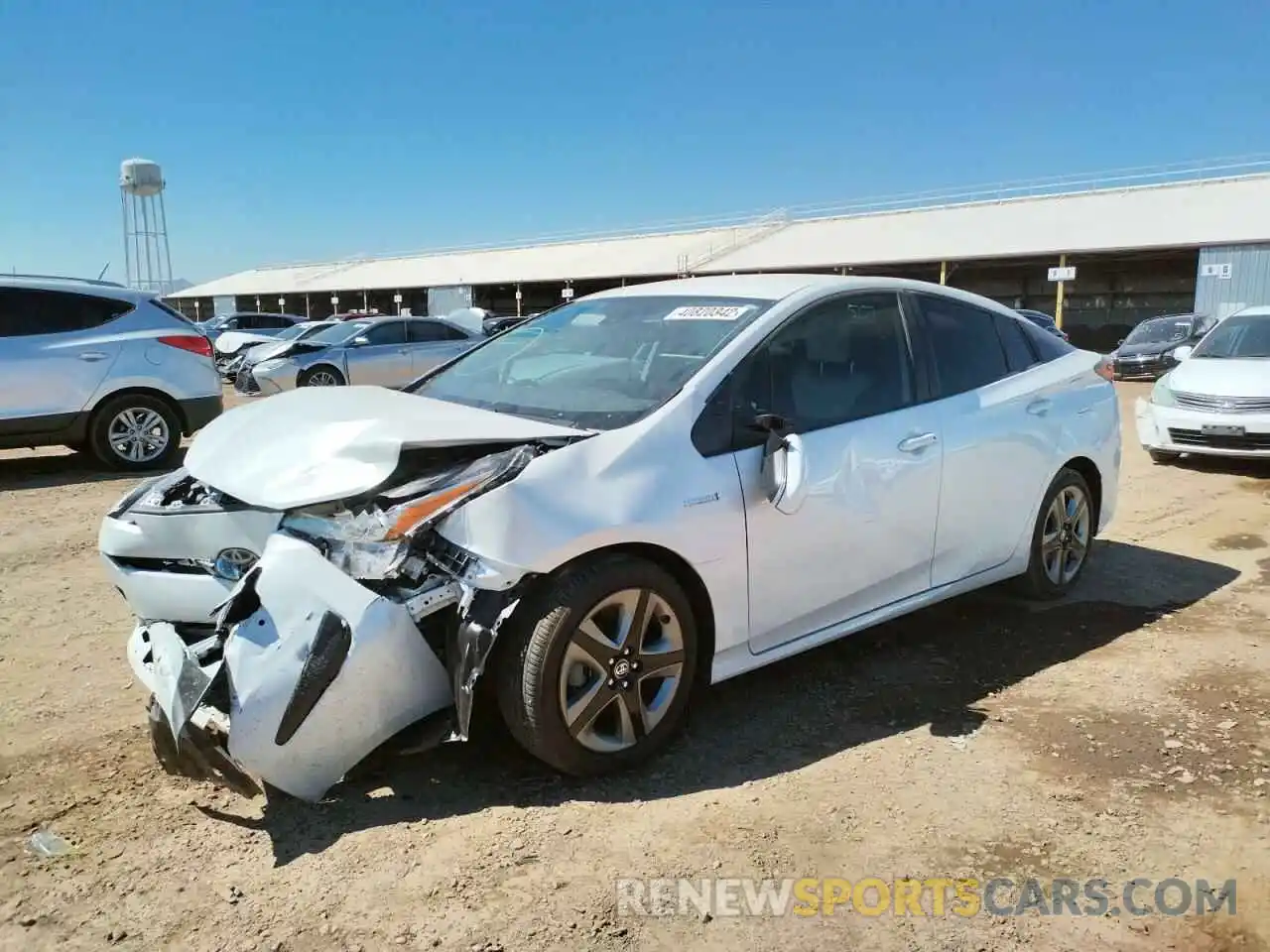 2 Photograph of a damaged car JTDKAMFU7M3133754 TOYOTA PRIUS 2021