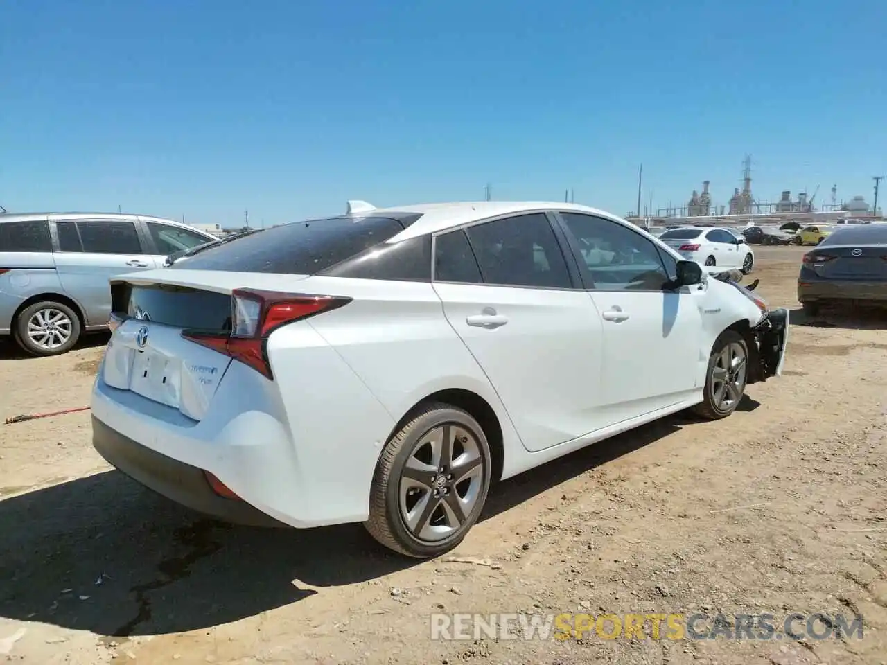 4 Photograph of a damaged car JTDKAMFU7M3133754 TOYOTA PRIUS 2021